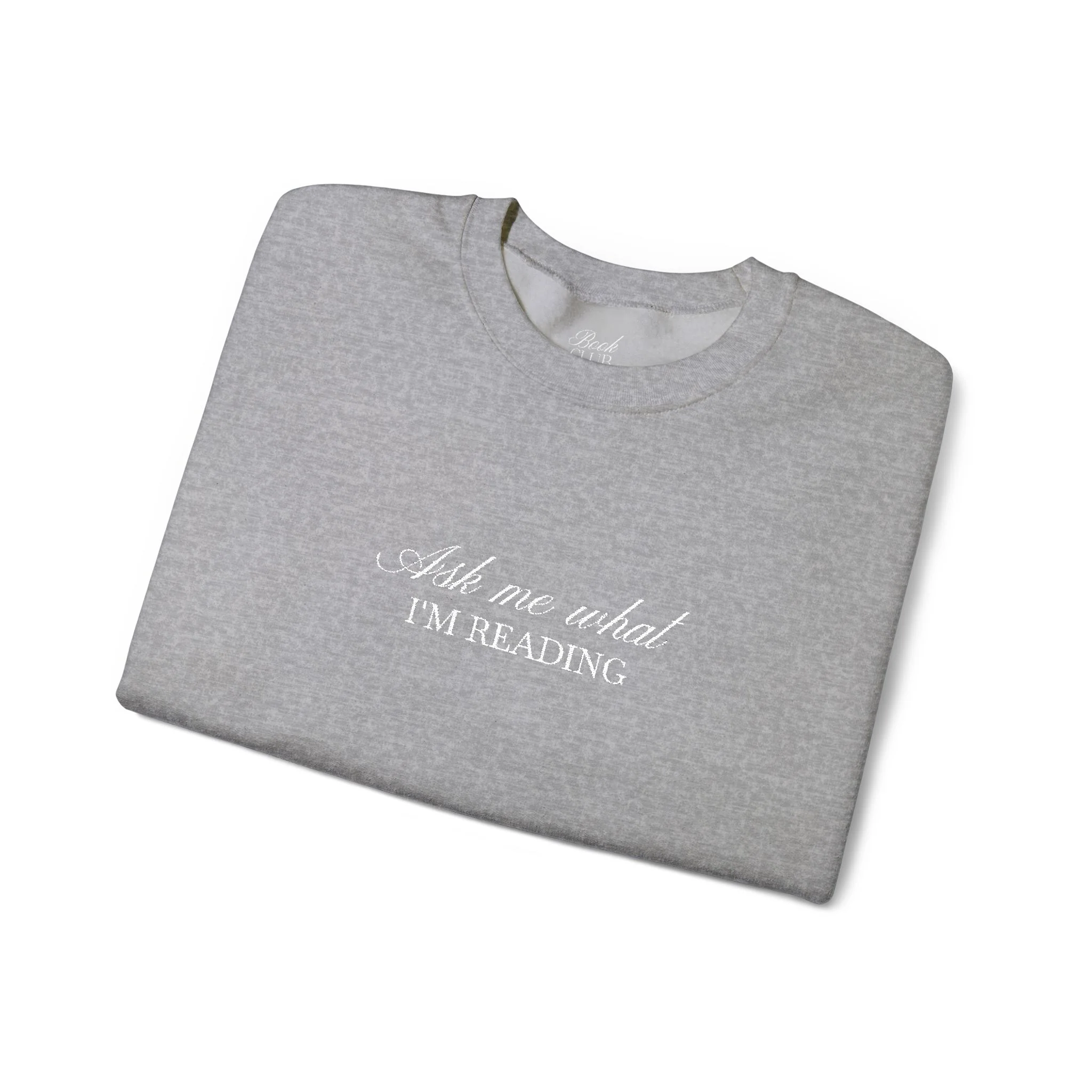 Ask Me What I’m Reading Crewneck - Image 22