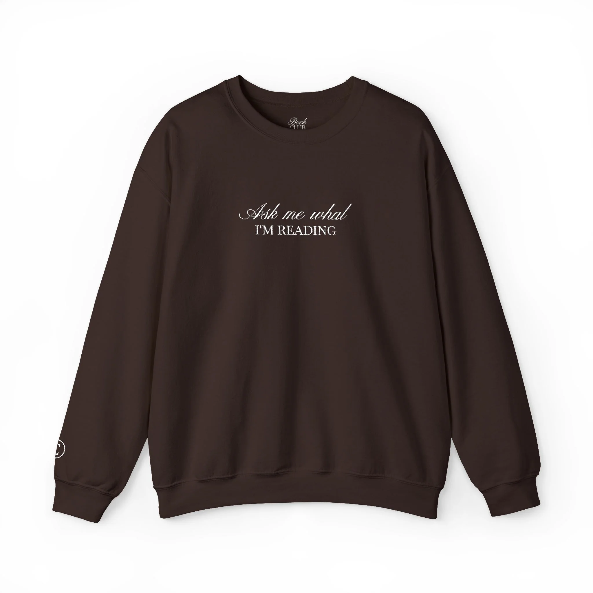 Ask Me What I’m Reading Crewneck - Image 4