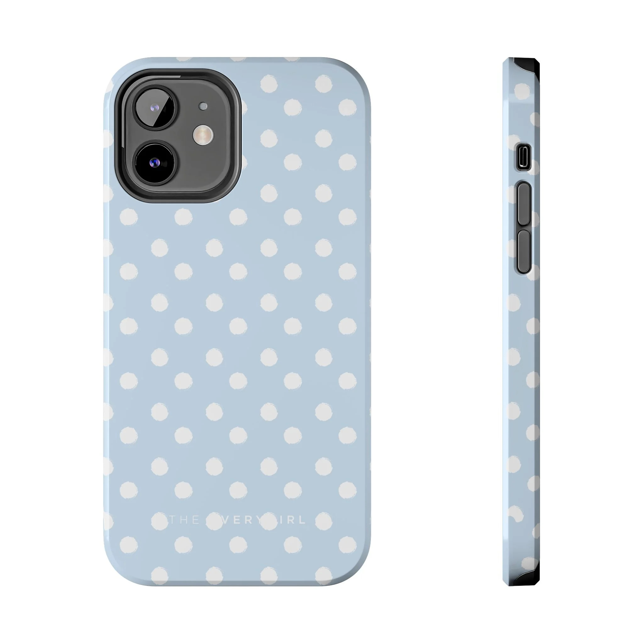 East Coast – Blue & White Polka Dots Phone Case - Image 4