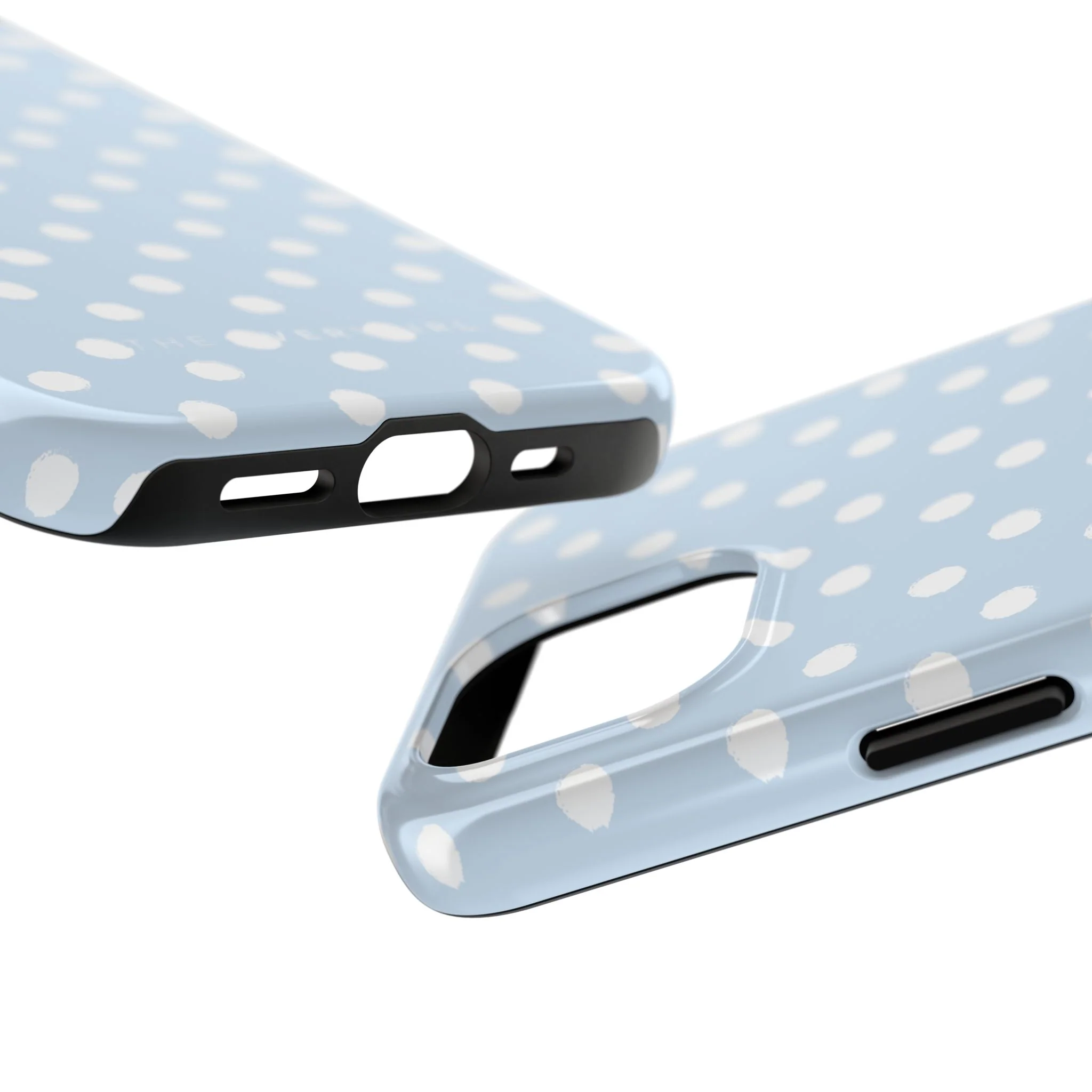 East Coast – Blue & White Polka Dots Phone Case - Image 71