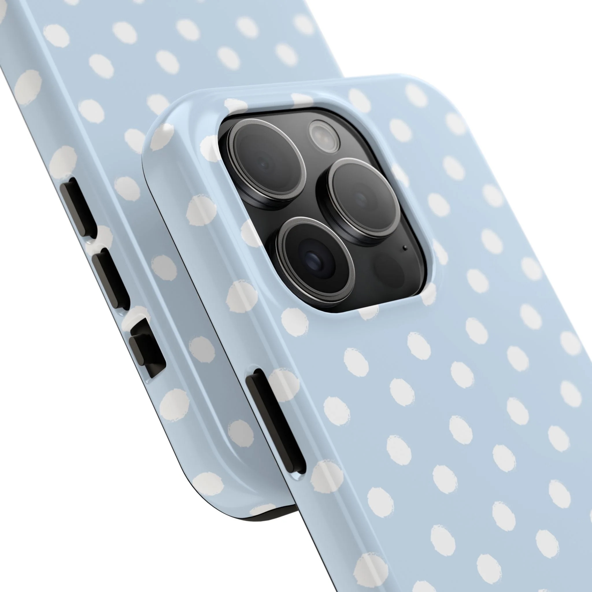 East Coast – Blue & White Polka Dots Phone Case - Image 73