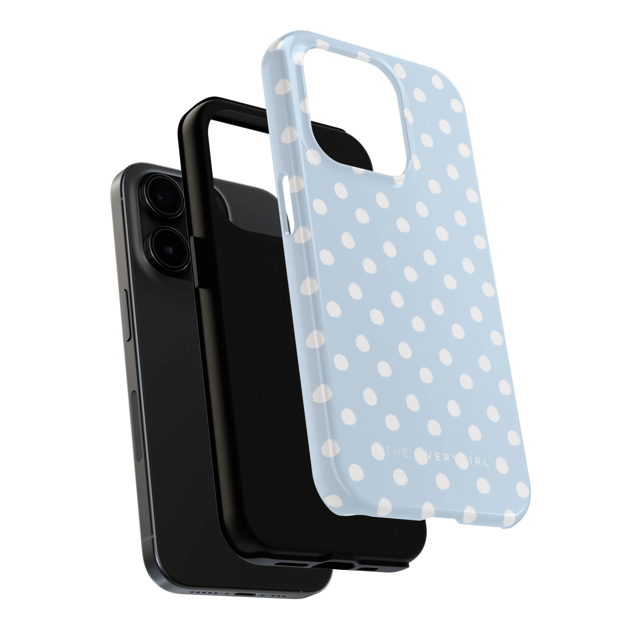East Coast – Blue & White Polka Dots Phone Case - Image 75