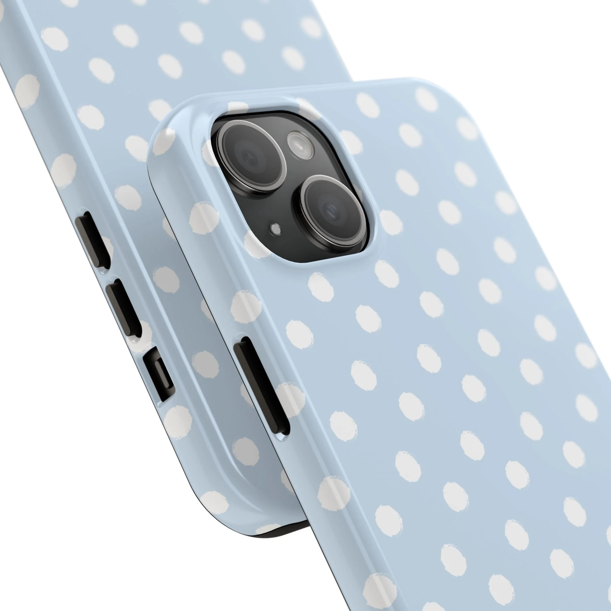 East Coast – Blue & White Polka Dots Phone Case - Image 76
