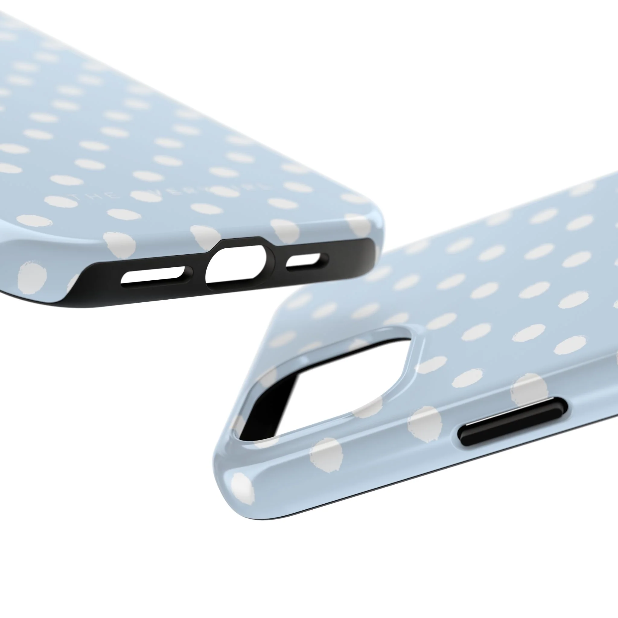 East Coast – Blue & White Polka Dots Phone Case - Image 77