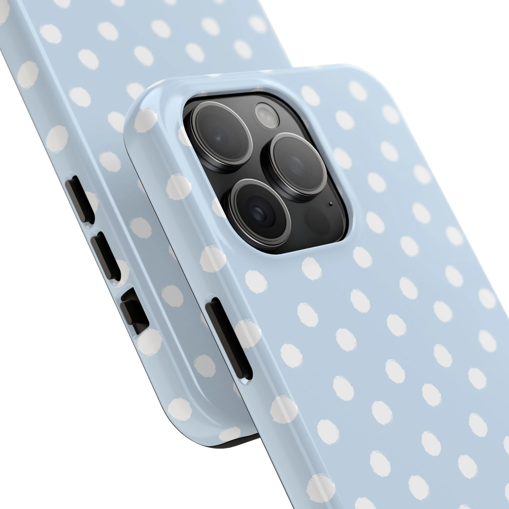 East Coast – Blue & White Polka Dots Phone Case - Image 79