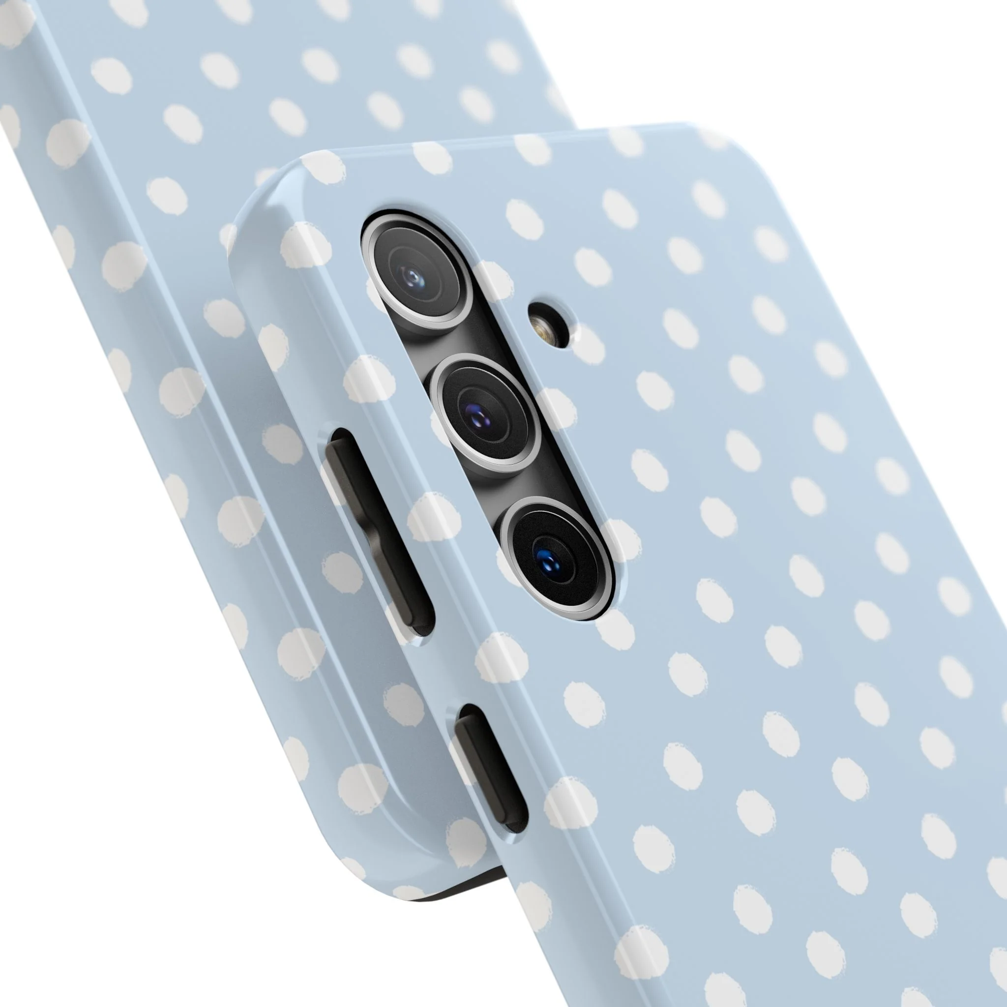 East Coast – Blue & White Polka Dots Phone Case - Image 82