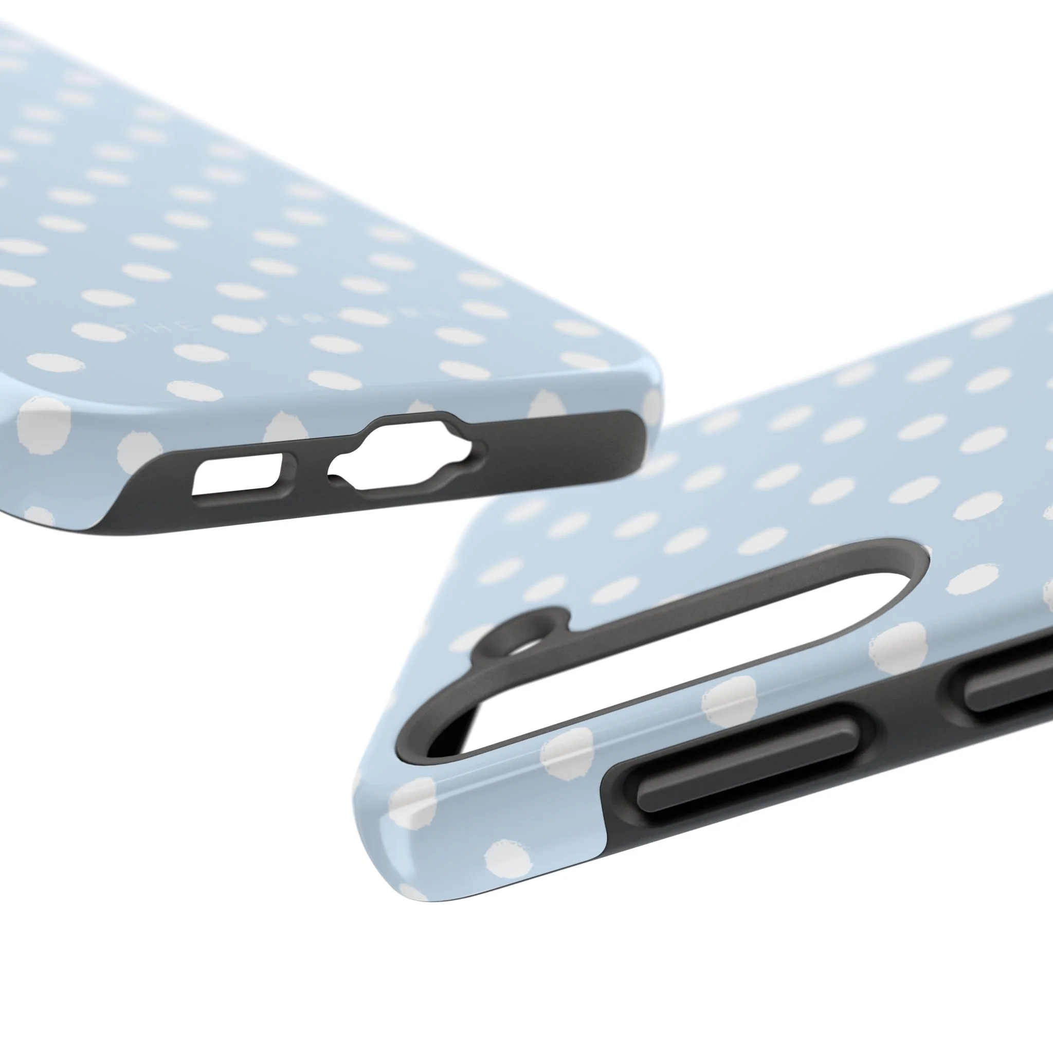 East Coast – Blue & White Polka Dots Phone Case - Image 86