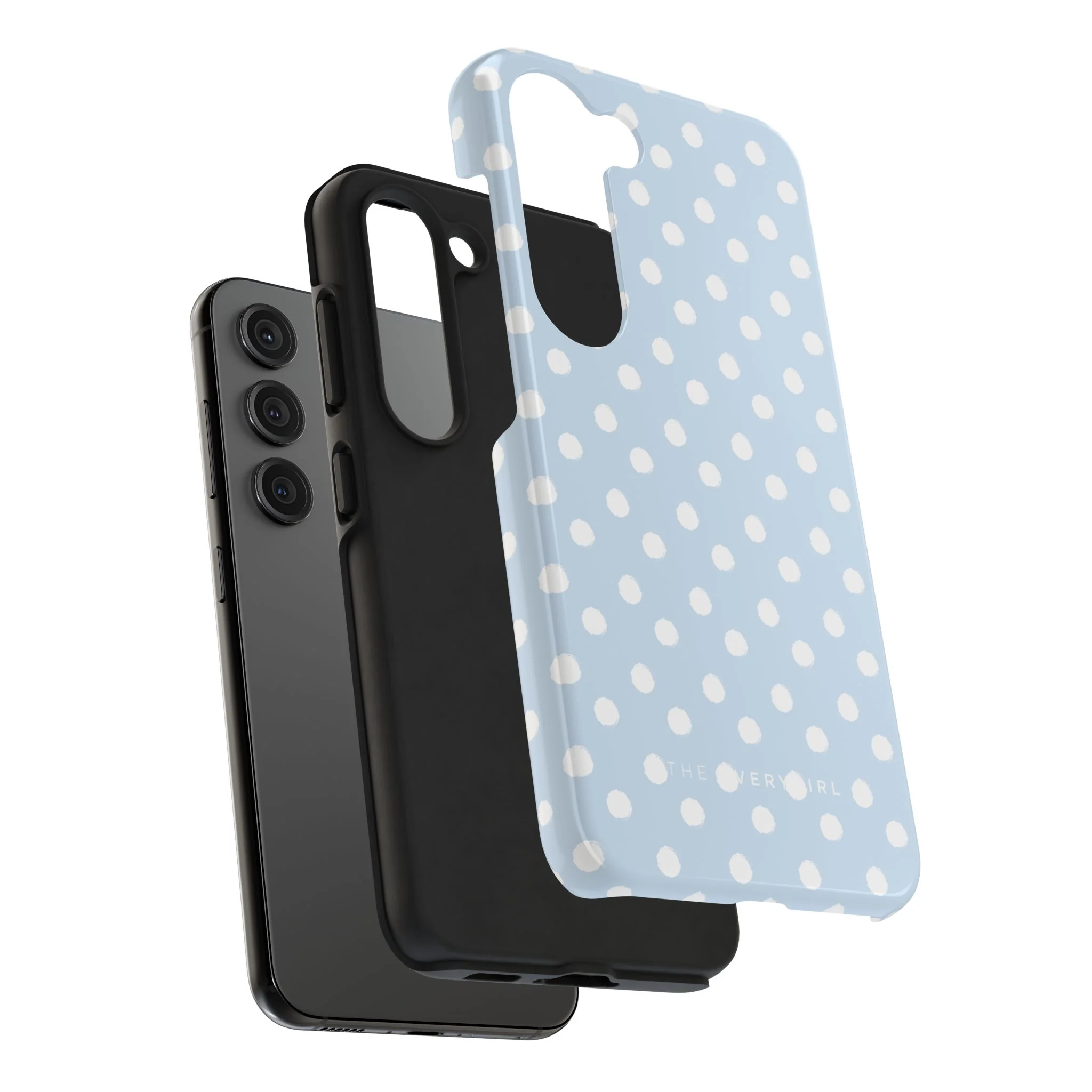 East Coast – Blue & White Polka Dots Phone Case - Image 87