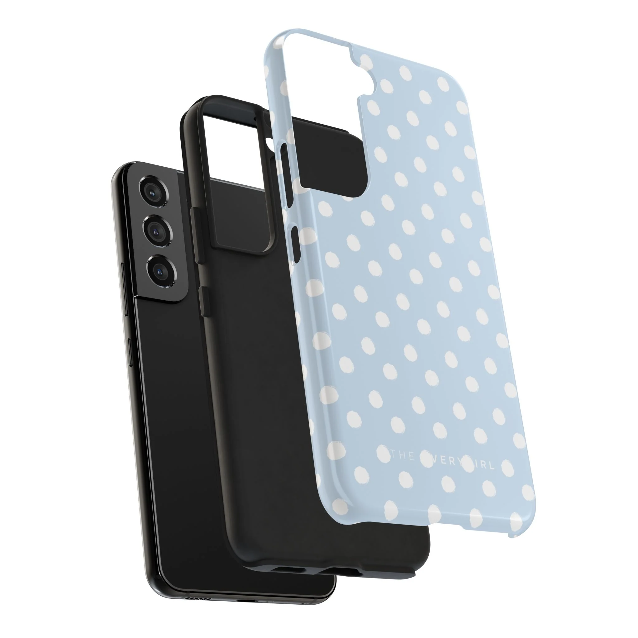 East Coast – Blue & White Polka Dots Phone Case - Image 90