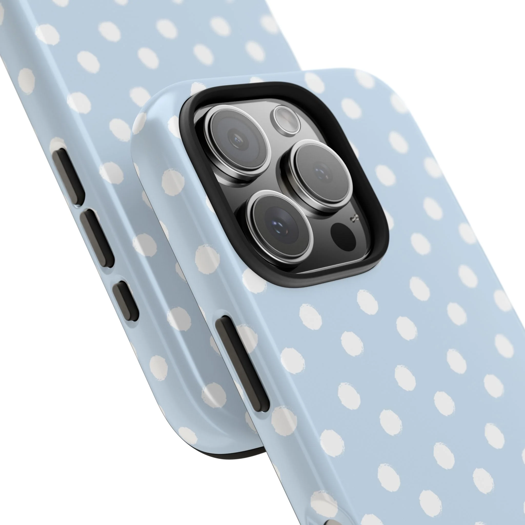 East Coast – Blue & White Polka Dots Phone Case - Image 94