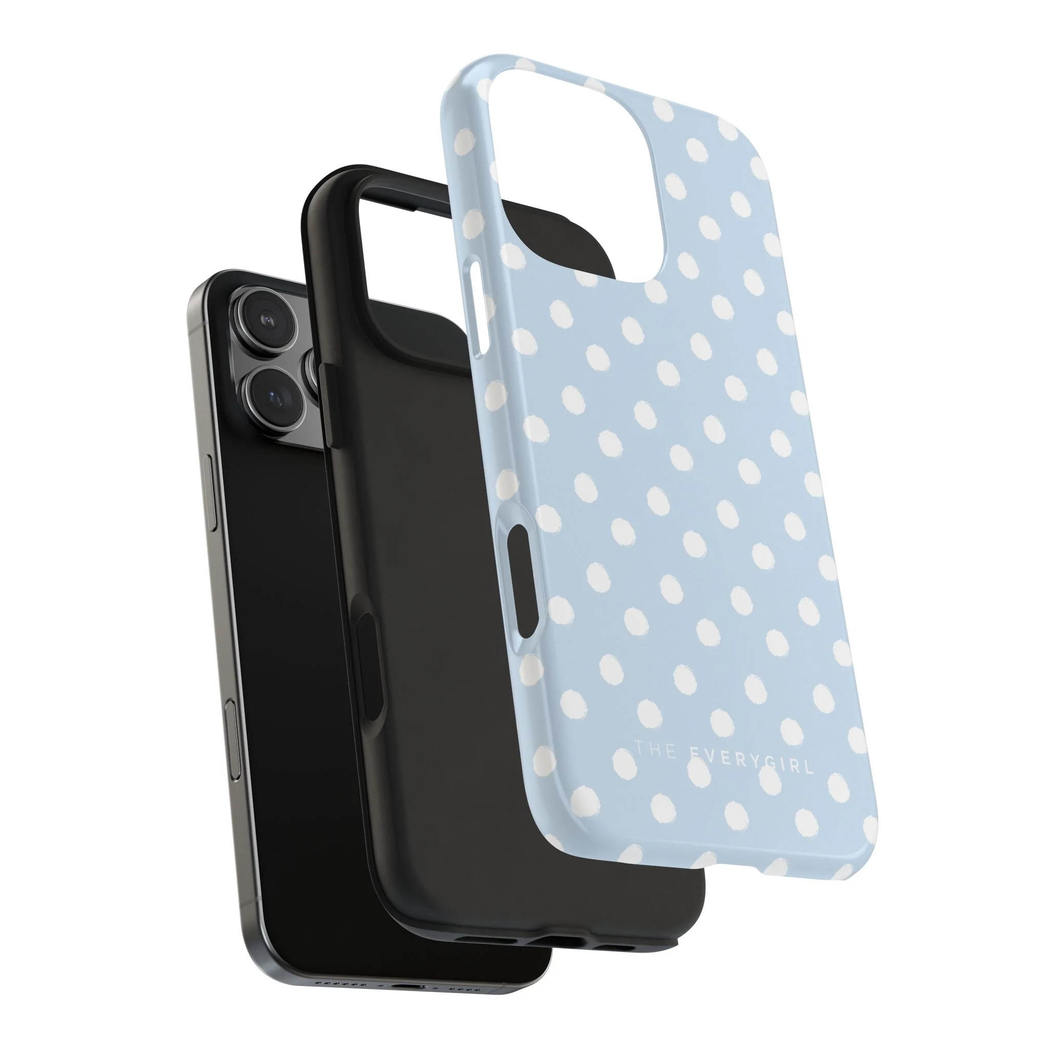 East Coast – Blue & White Polka Dots Phone Case - Image 97