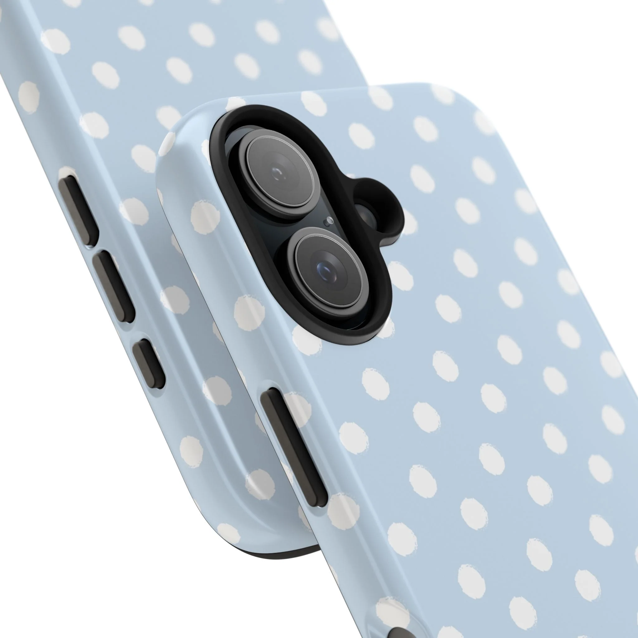 East Coast – Blue & White Polka Dots Phone Case - Image 98