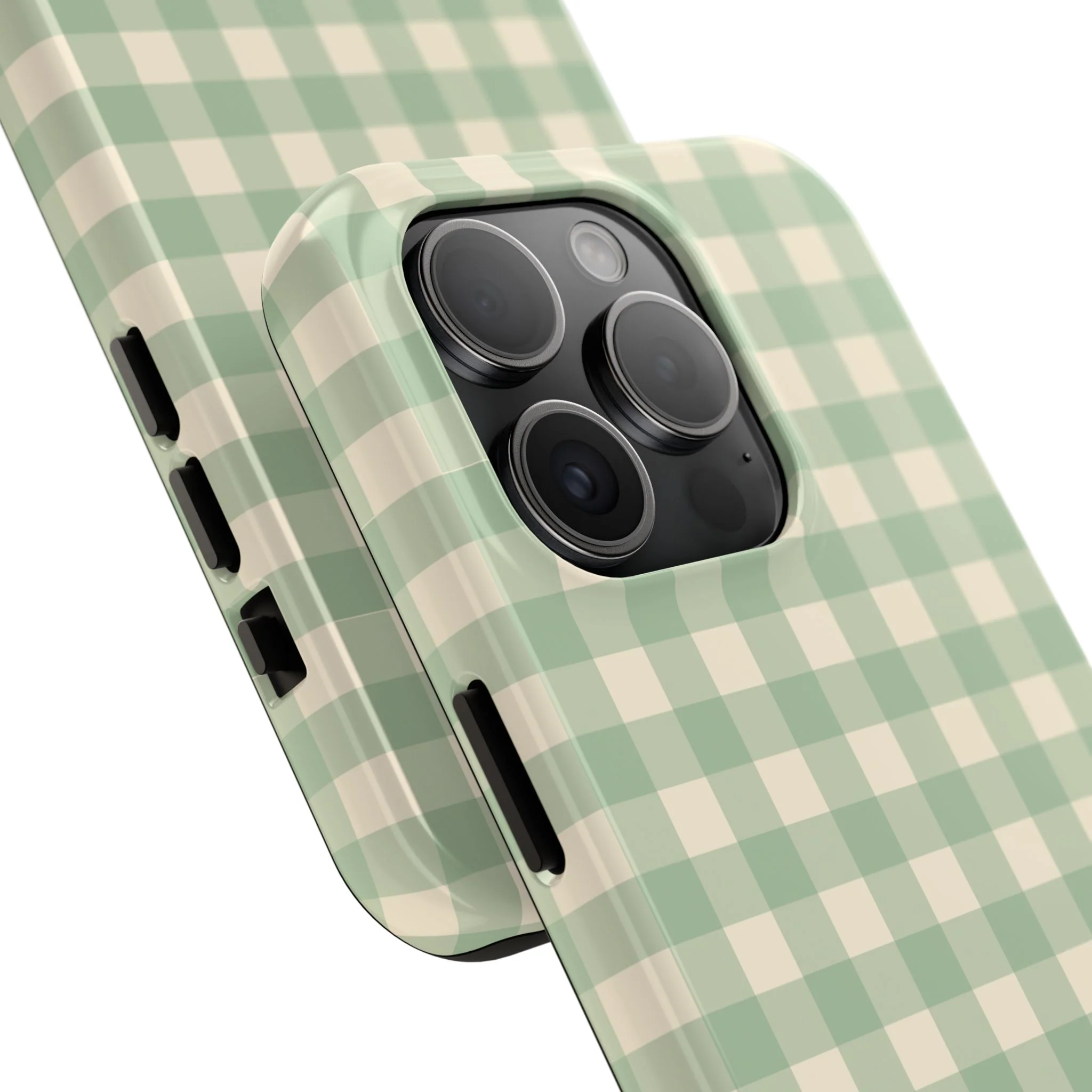 Customizable Green Gingham Phone Case - Image 14