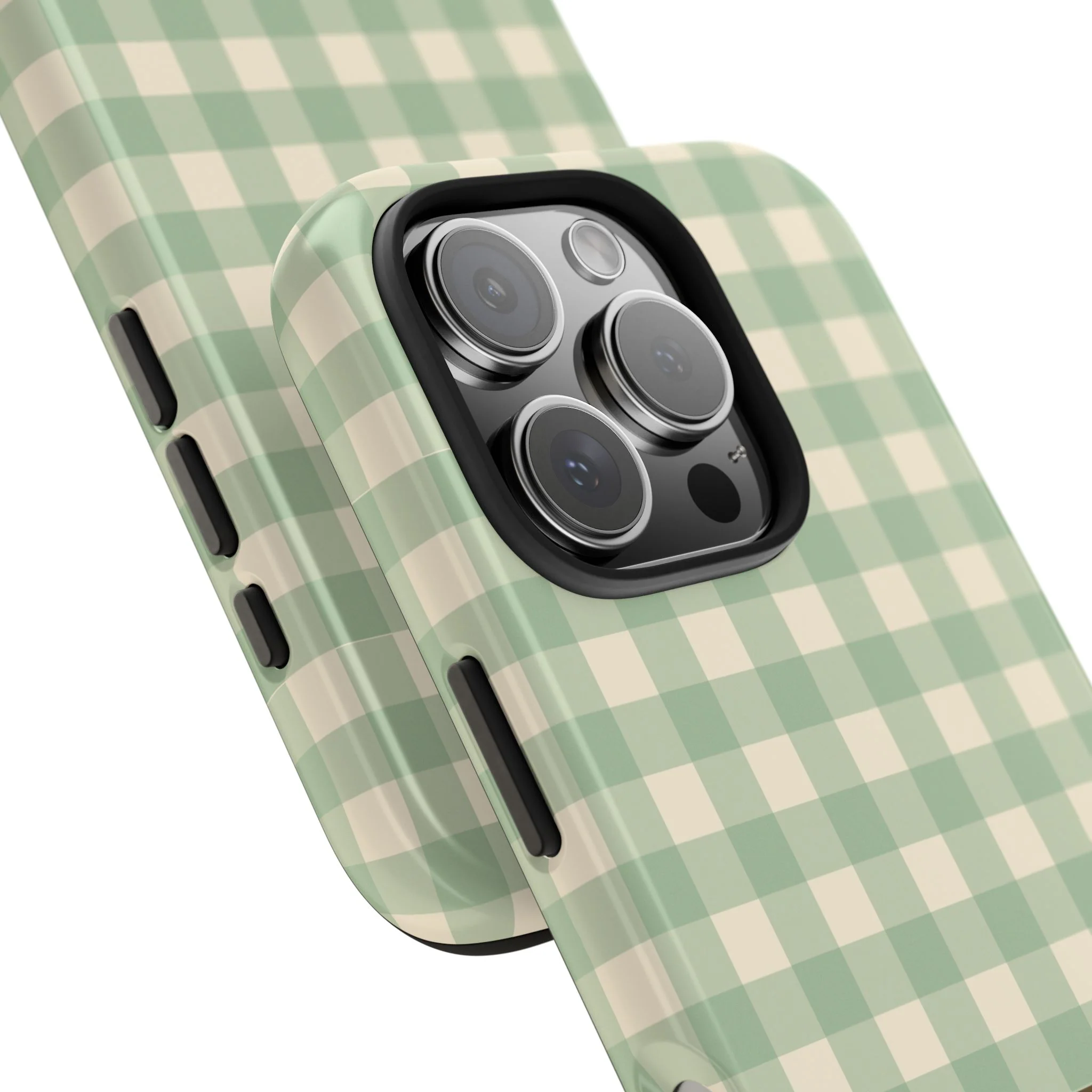 Customizable Green Gingham Phone Case - Image 17