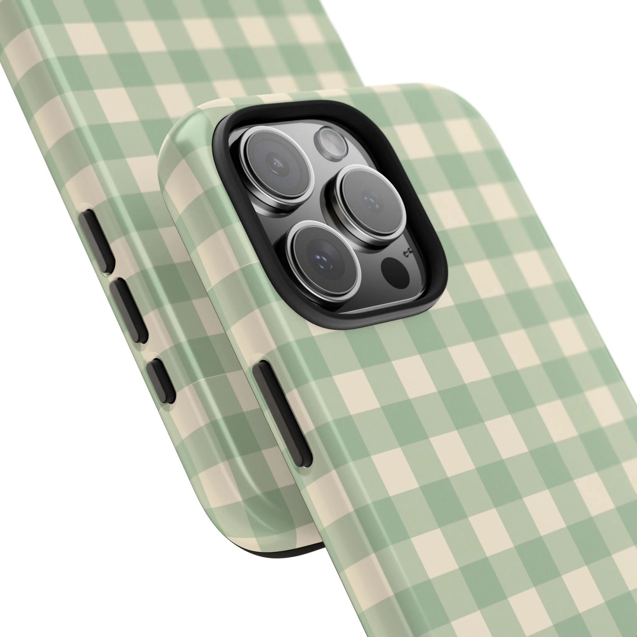 Customizable Green Gingham Phone Case - Image 19