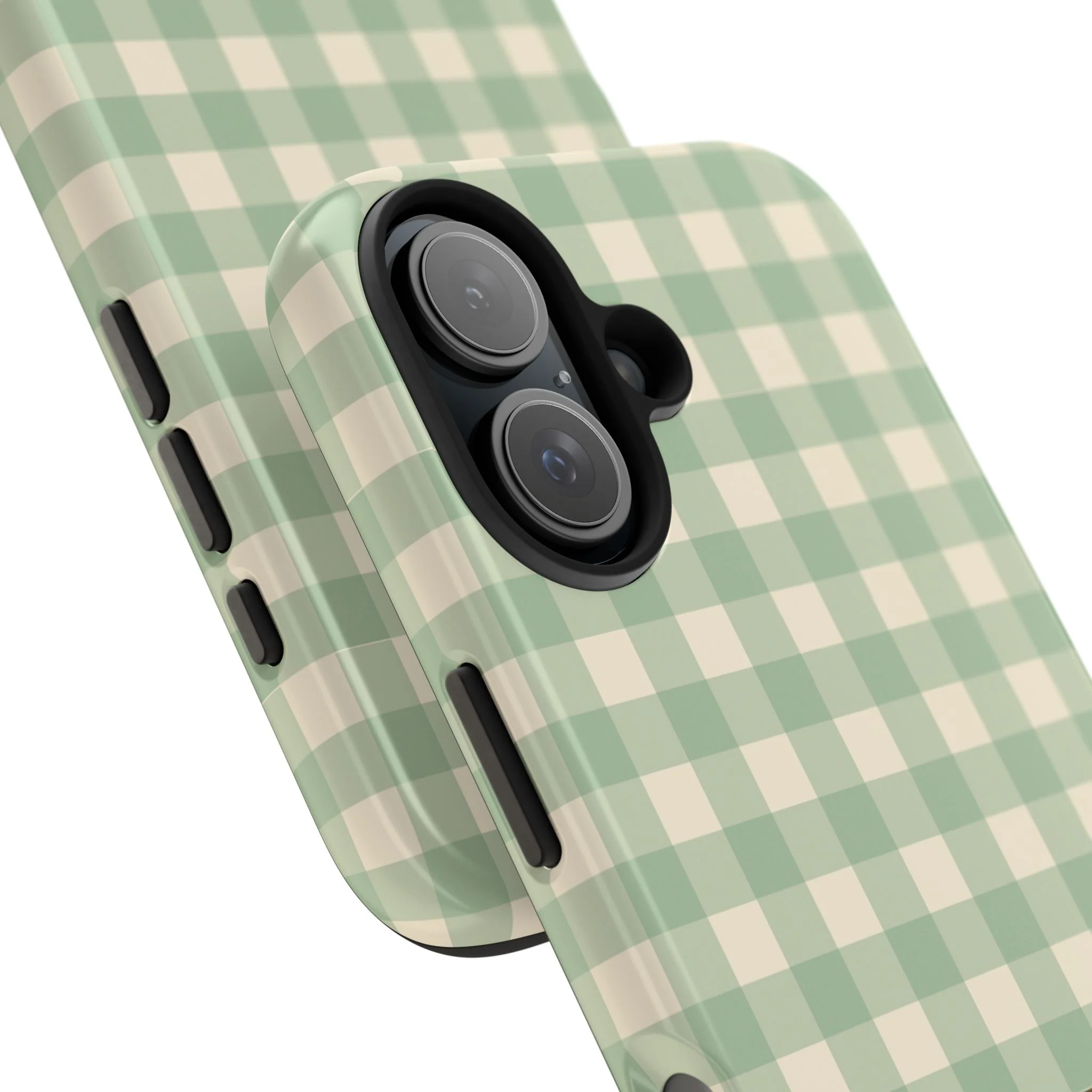 Customizable Green Gingham Phone Case - Image 21