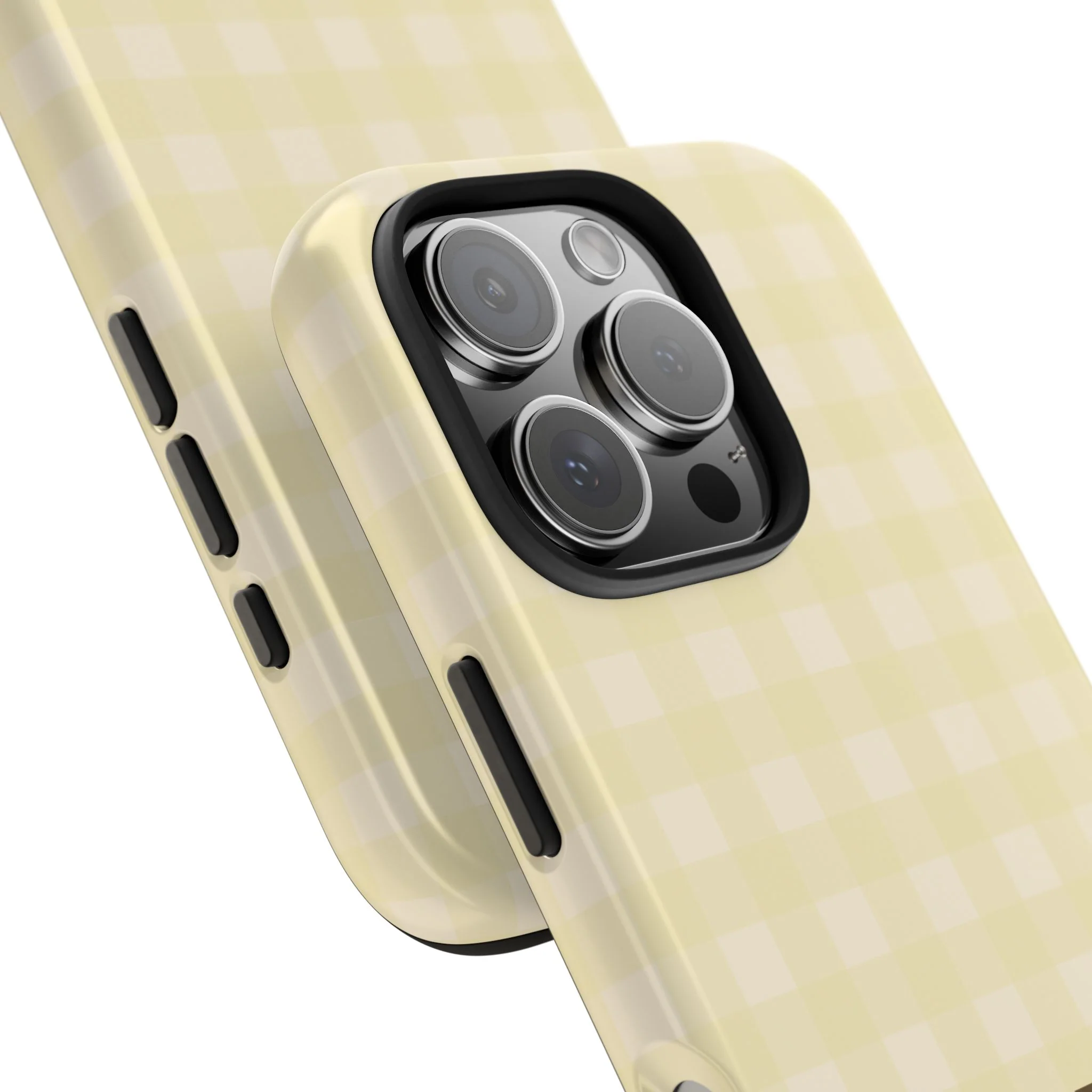 Customizable Yellow Gingham Phone Case - Image 17