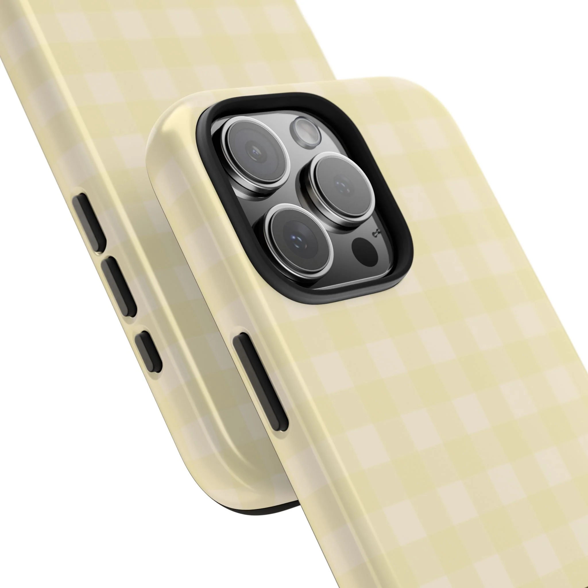 Customizable Yellow Gingham Phone Case - Image 19