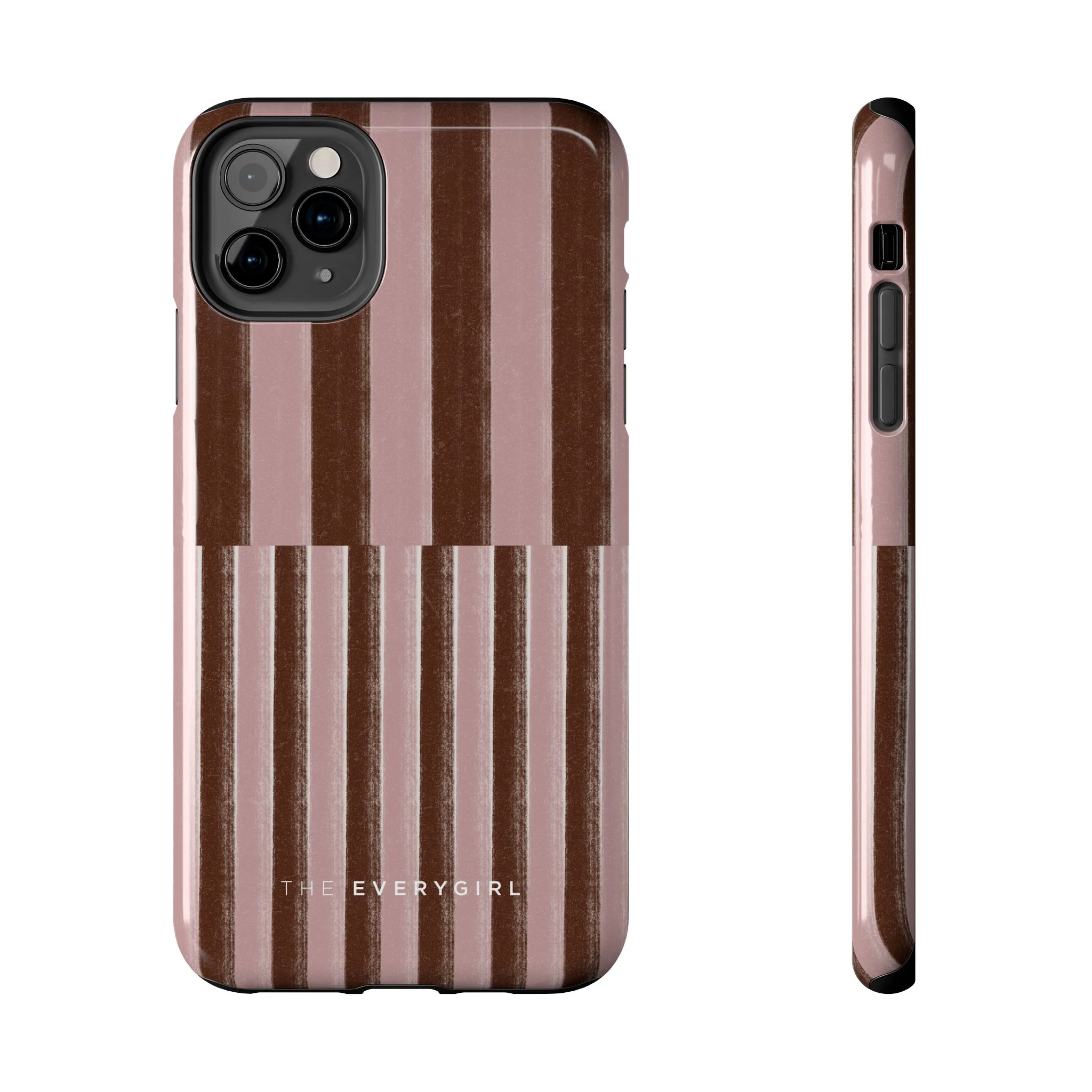 February Pink and Brown Phone Case - Image 3