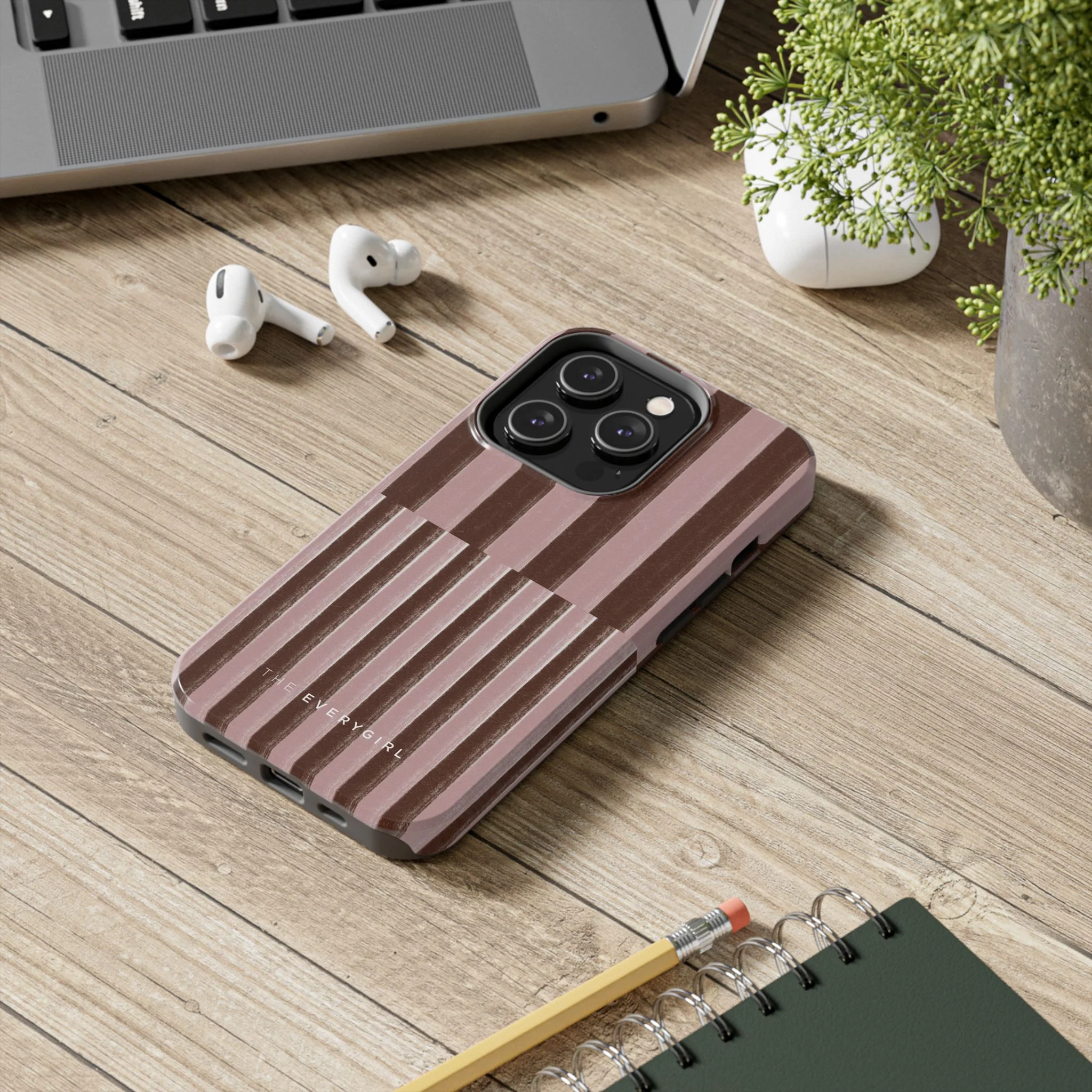 February Pink and Brown Phone Case - Image 67
