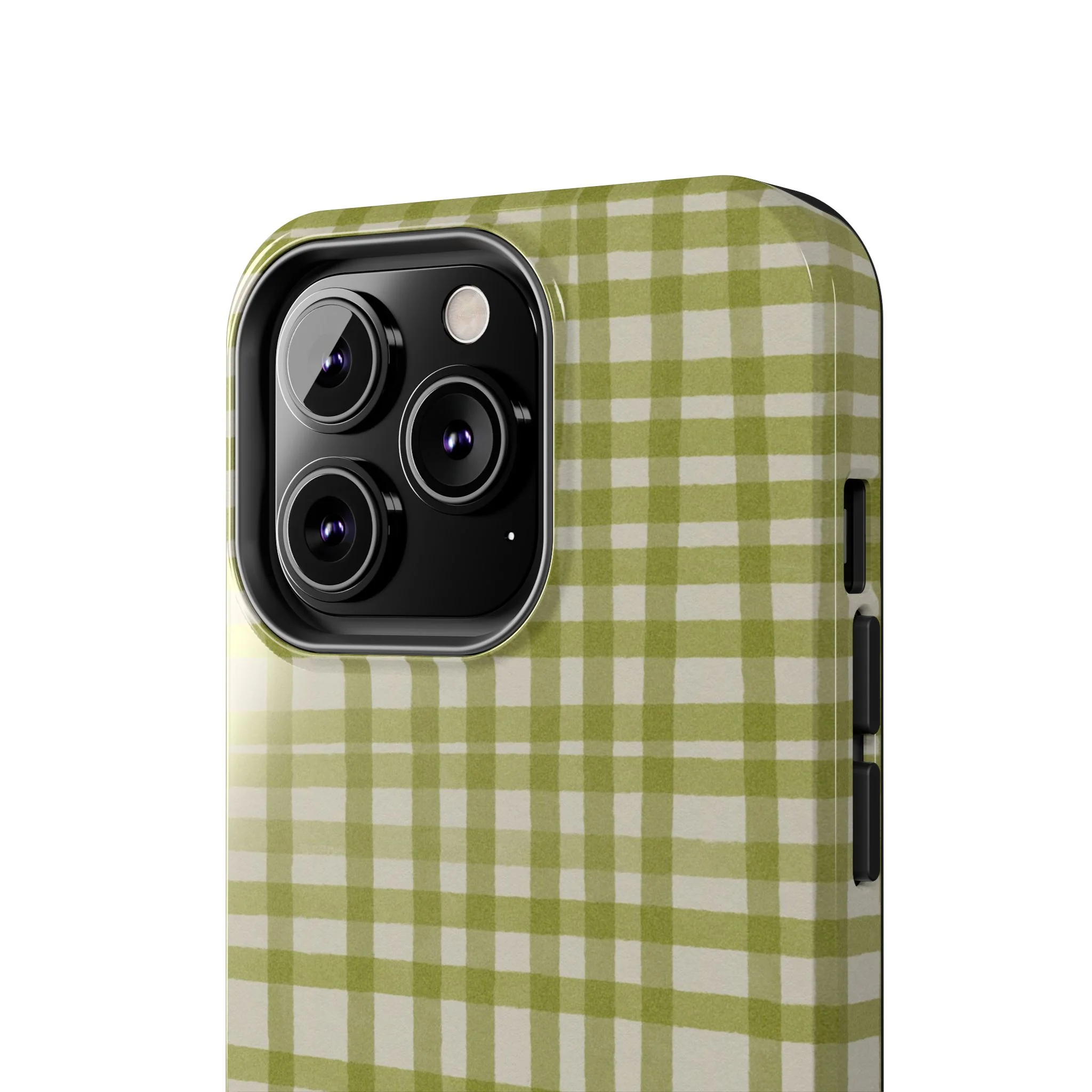 Green Gingham Phone Case - Image 62