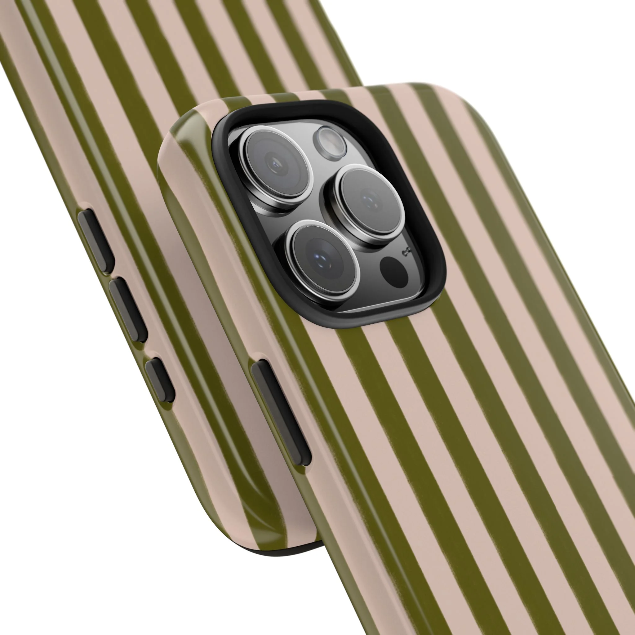 Green & Pink Stripes IPhone Case - Image 106