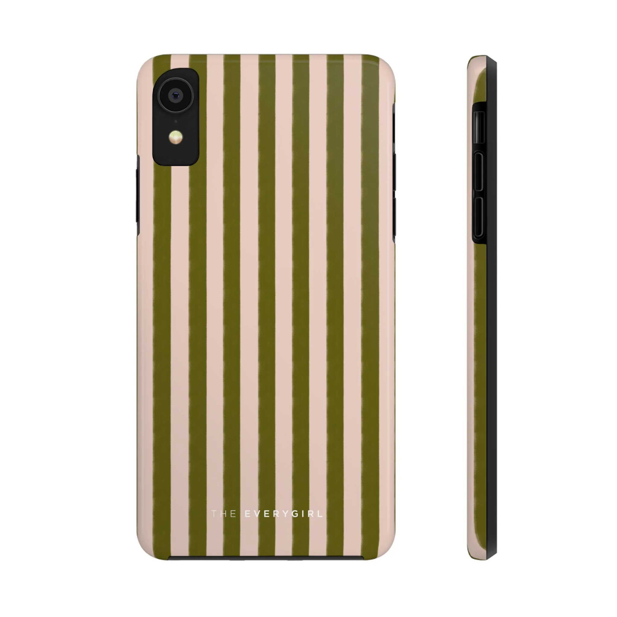 Green & Pink Stripes IPhone Case - Image 3