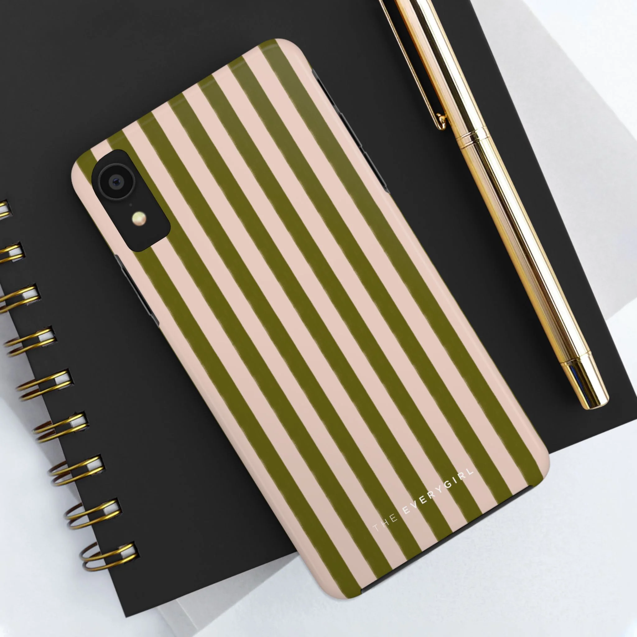 Green & Pink Stripes IPhone Case - Image 40