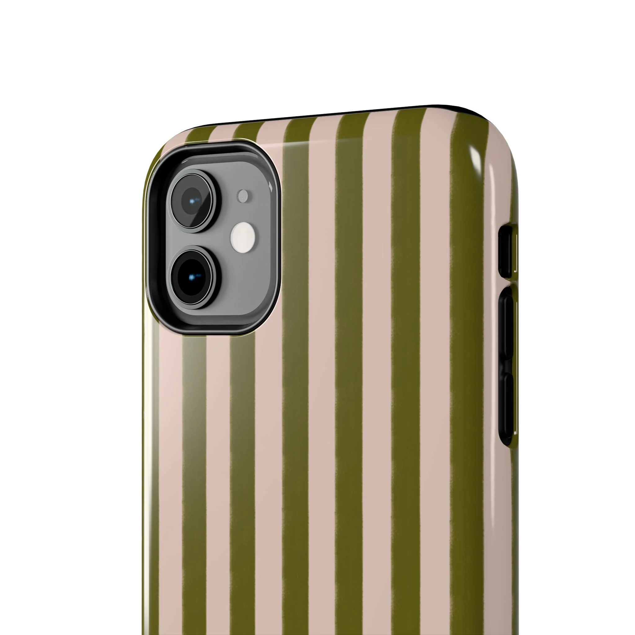 Green & Pink Stripes IPhone Case - Image 45