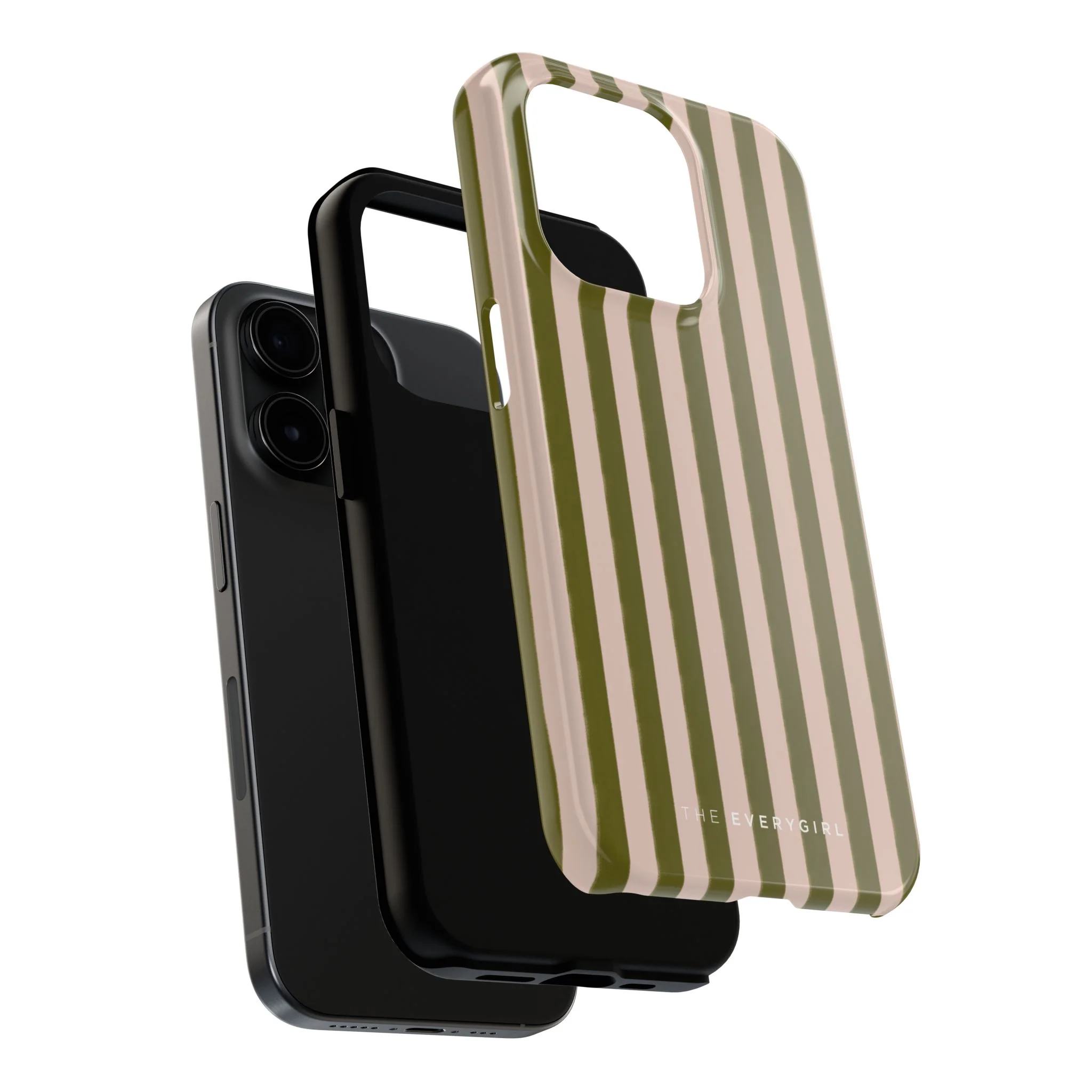 Green & Pink Stripes IPhone Case - Image 85