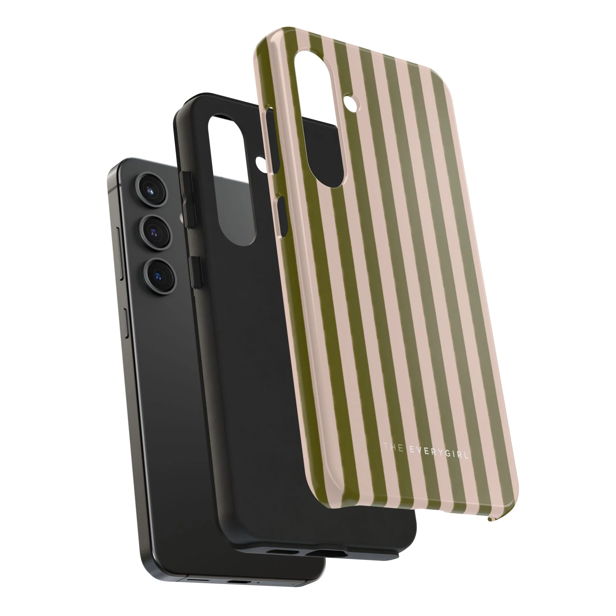 Green & Pink Stripes IPhone Case - Image 94