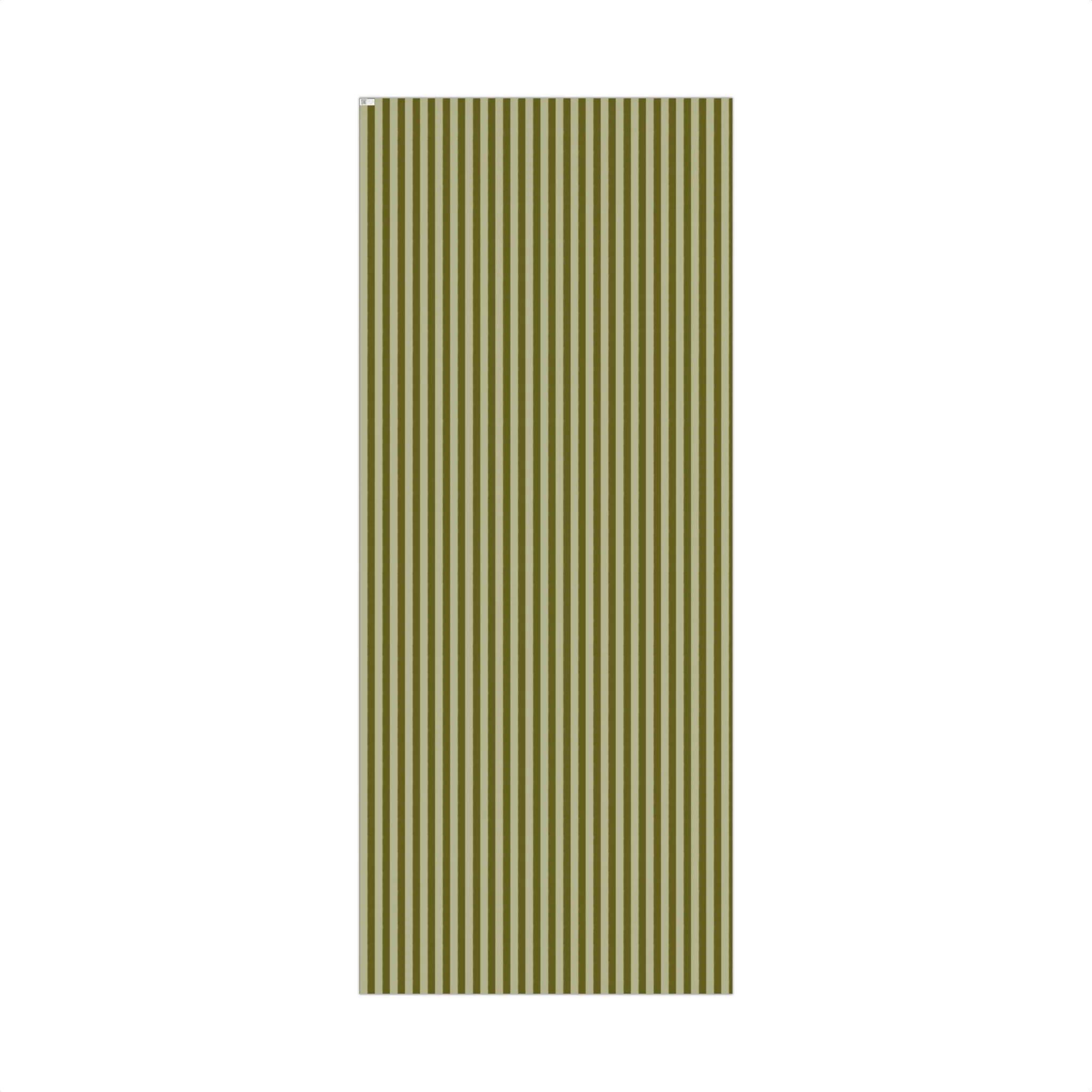 Green Stripe Gift Wrapping Paper - Image 4