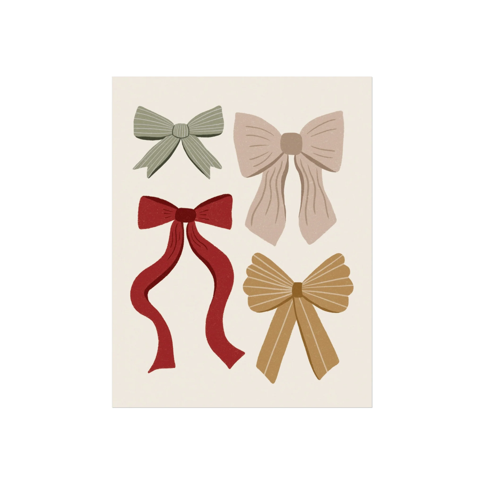 Holiday Bows Wall Art Print - Image 5