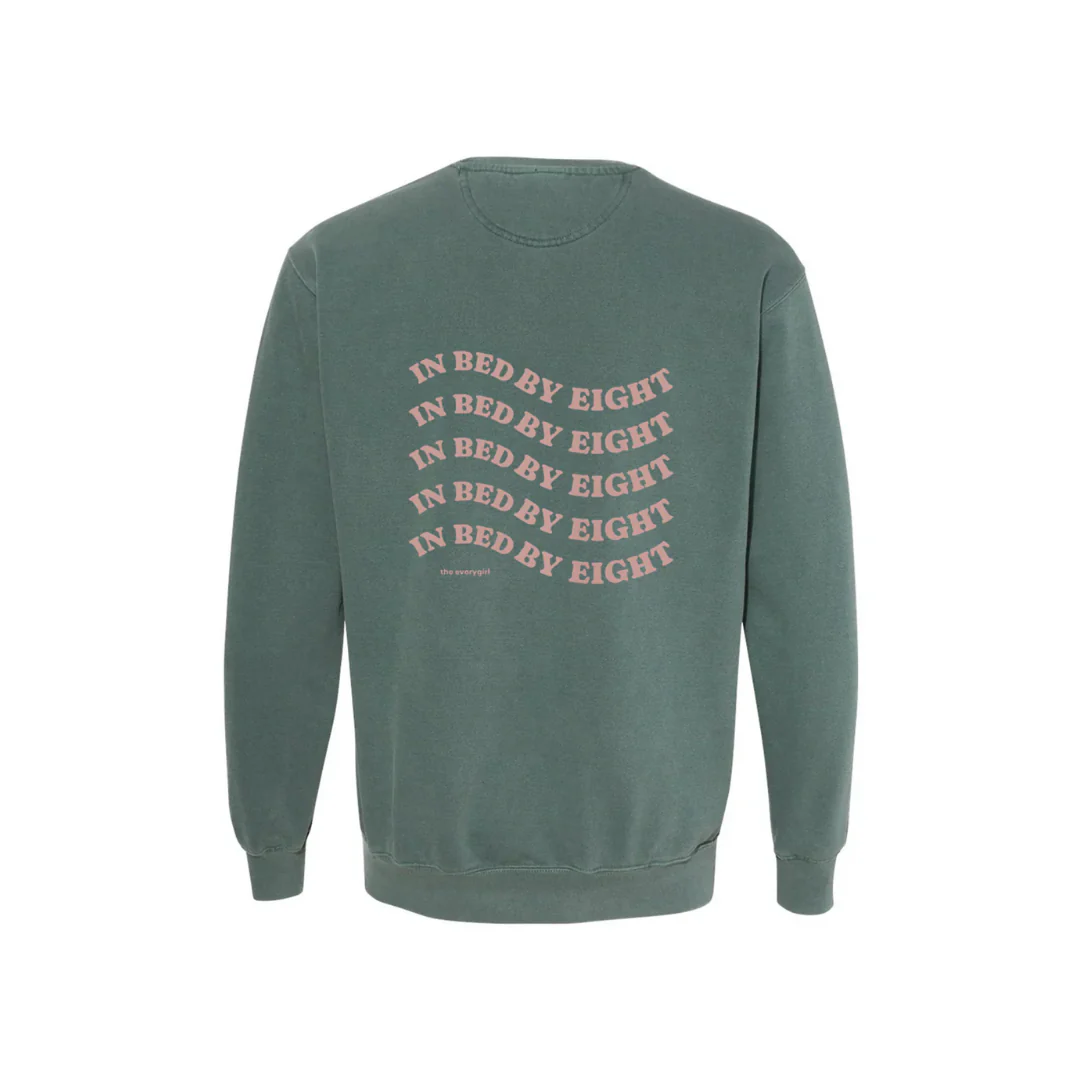 In Bed By 8 Crewneck - Image 3