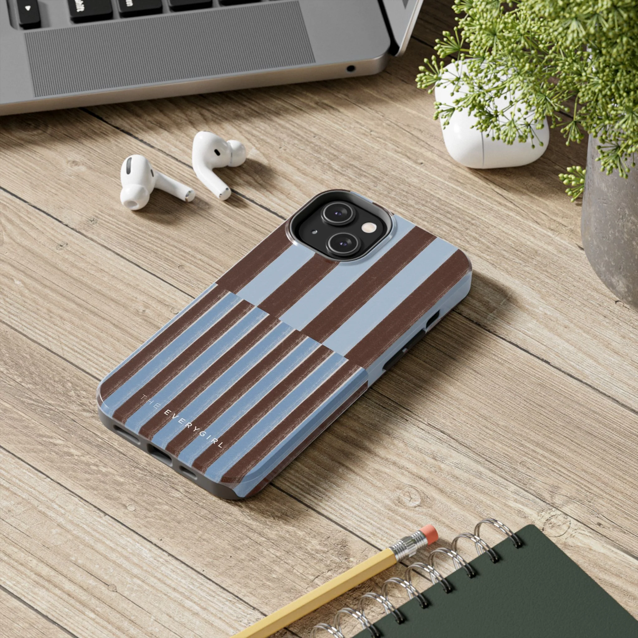 January Blue & Brown Phone Case - Image 66