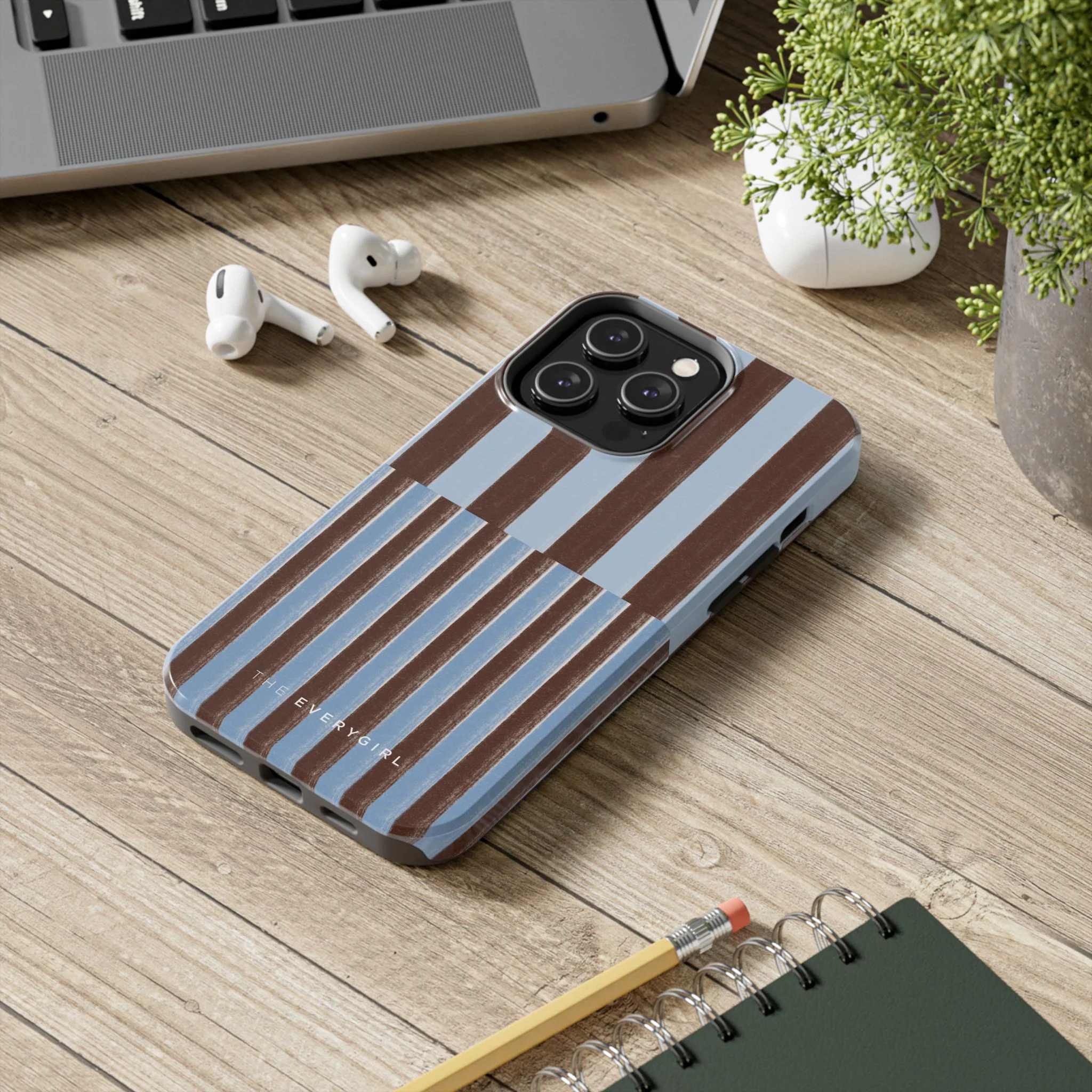 January Blue & Brown Phone Case - Image 68