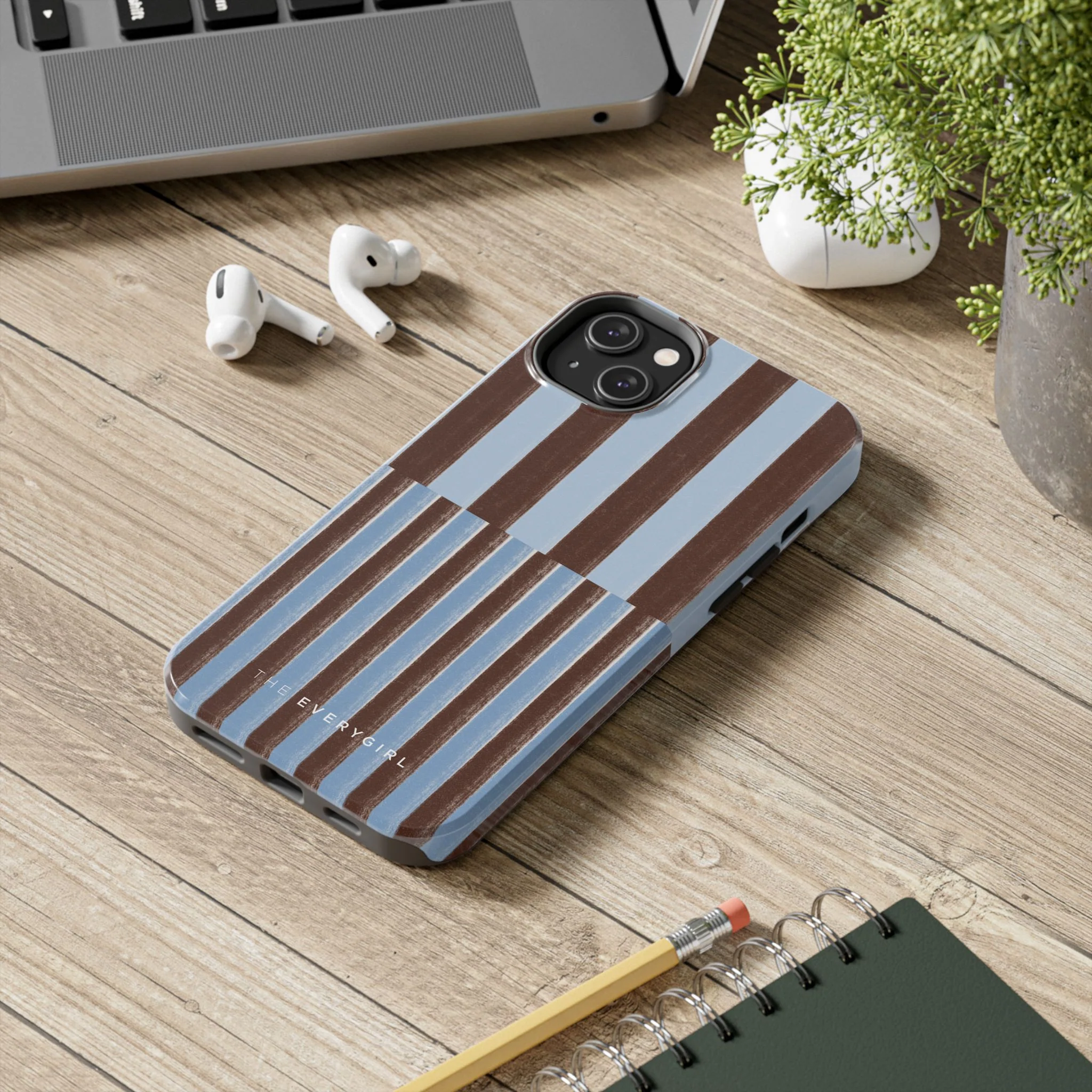 January Blue & Brown Phone Case - Image 69