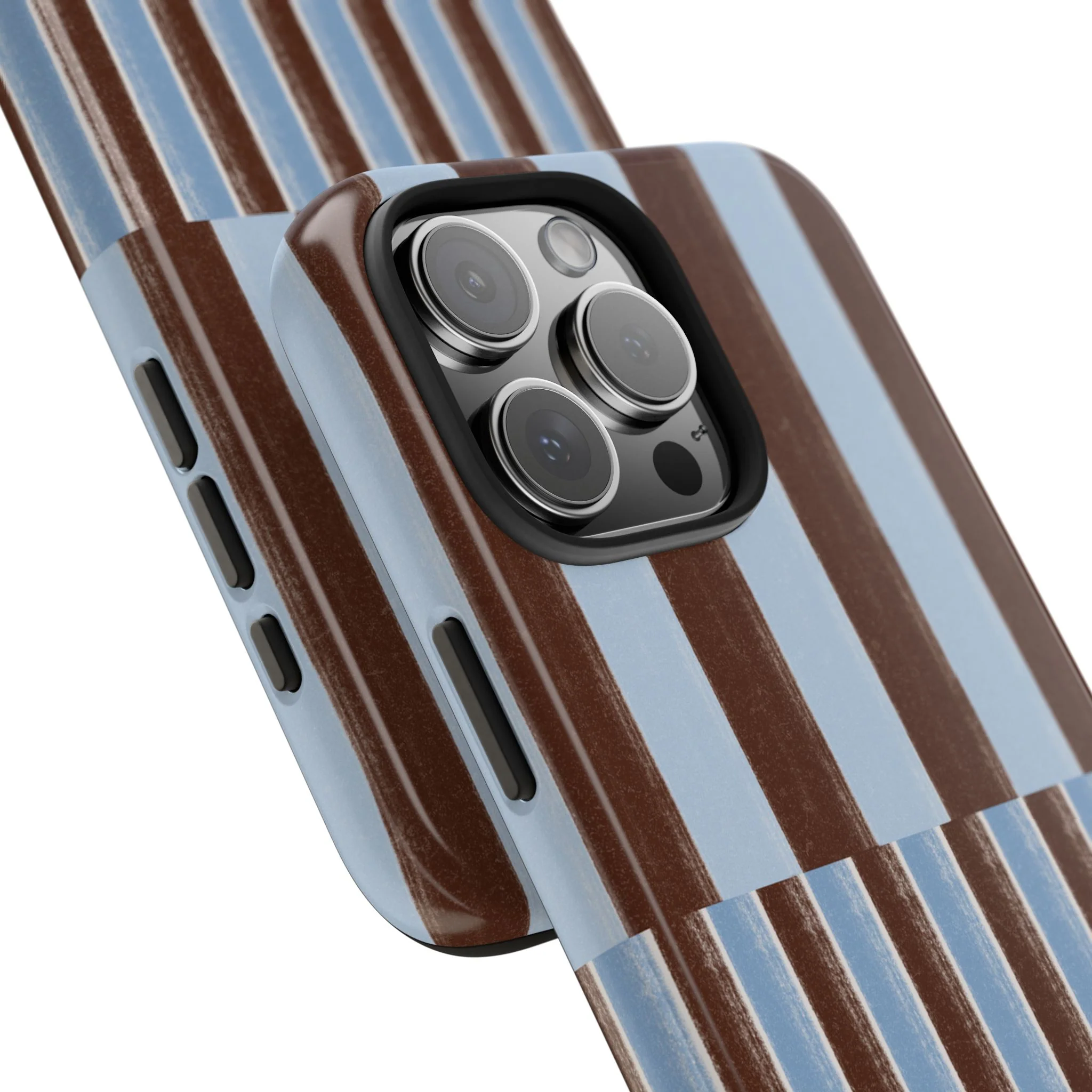 January Blue & Brown Phone Case - Image 96