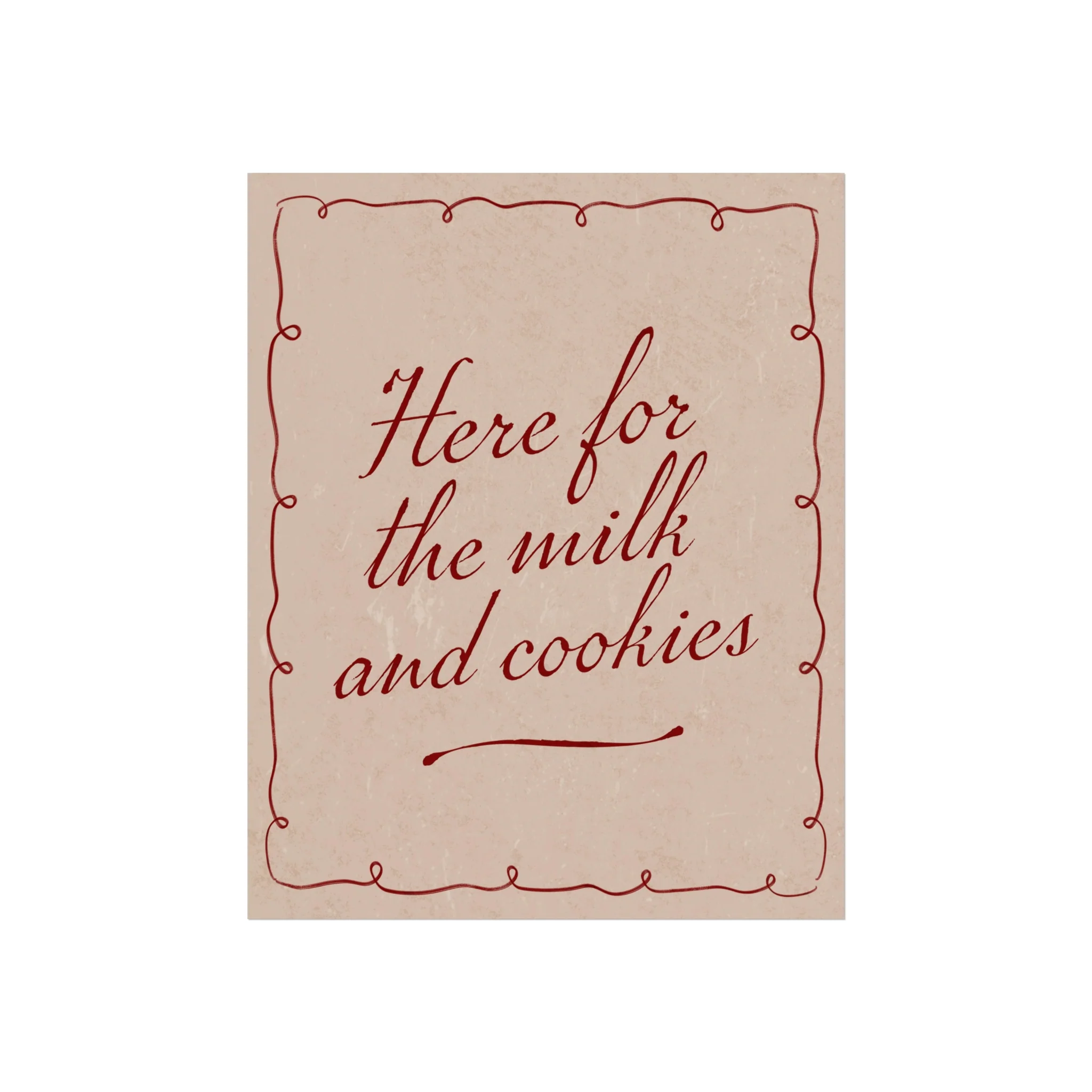 Milk & Cookies Wall Art Print - Image 2