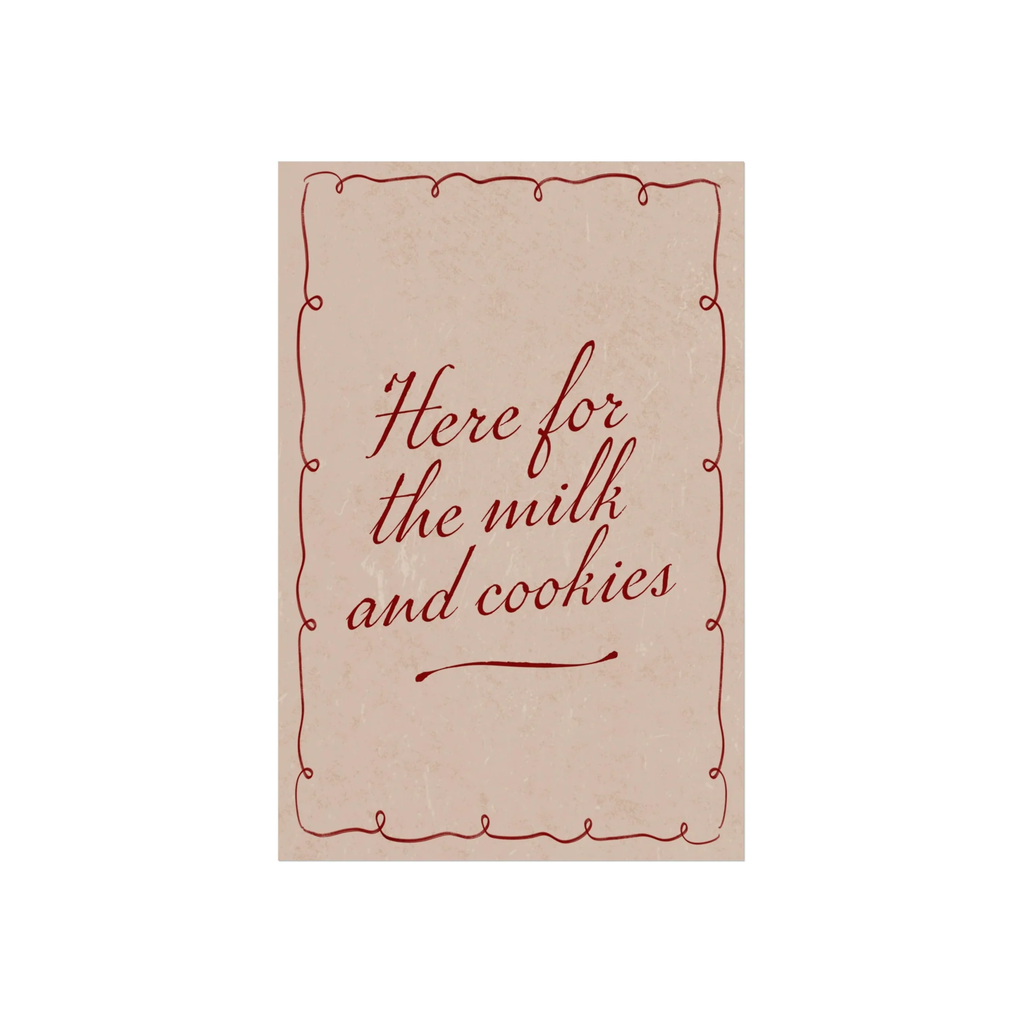 Milk & Cookies Wall Art Print - Image 4