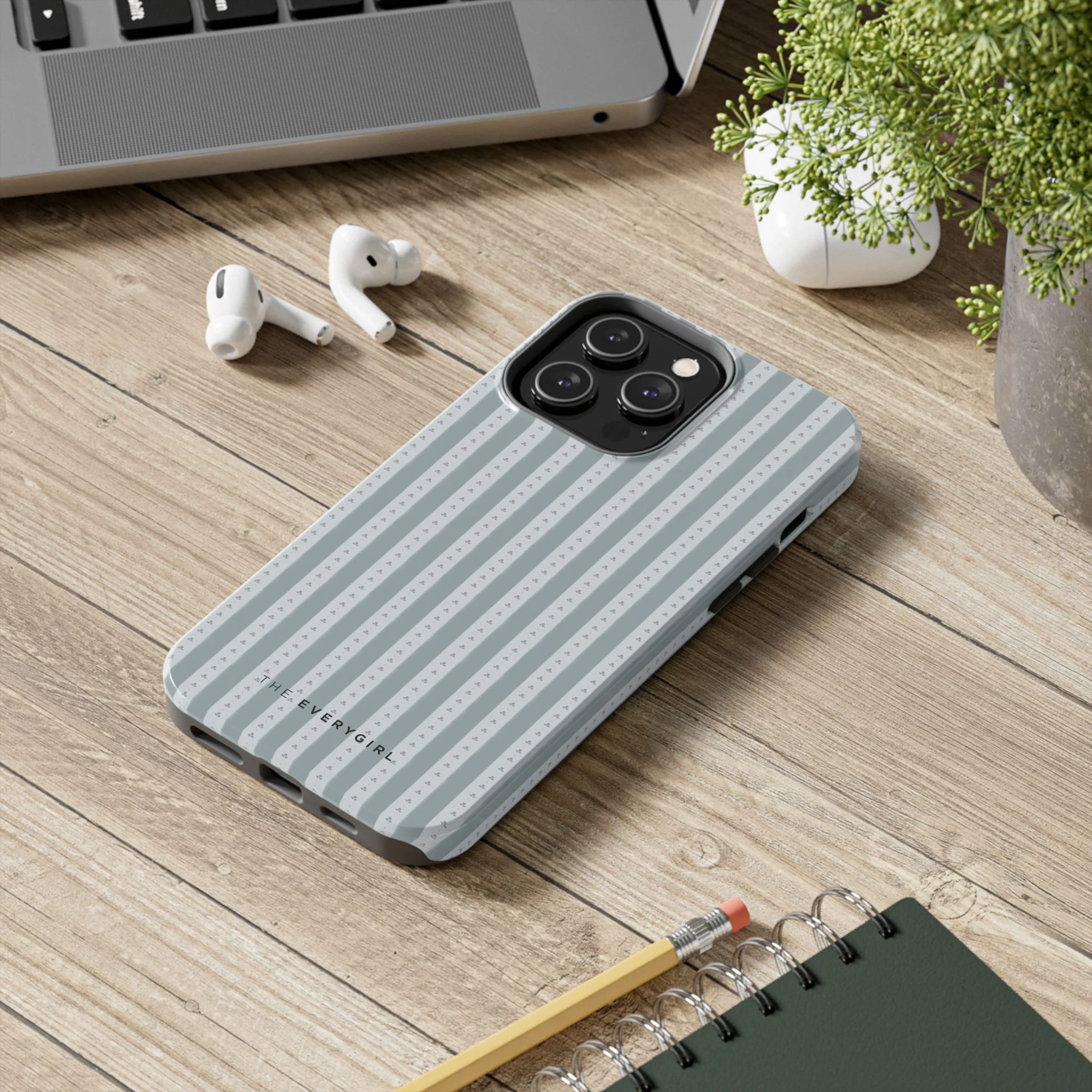 Muted Blue Stripe IPhone Case - Image 78