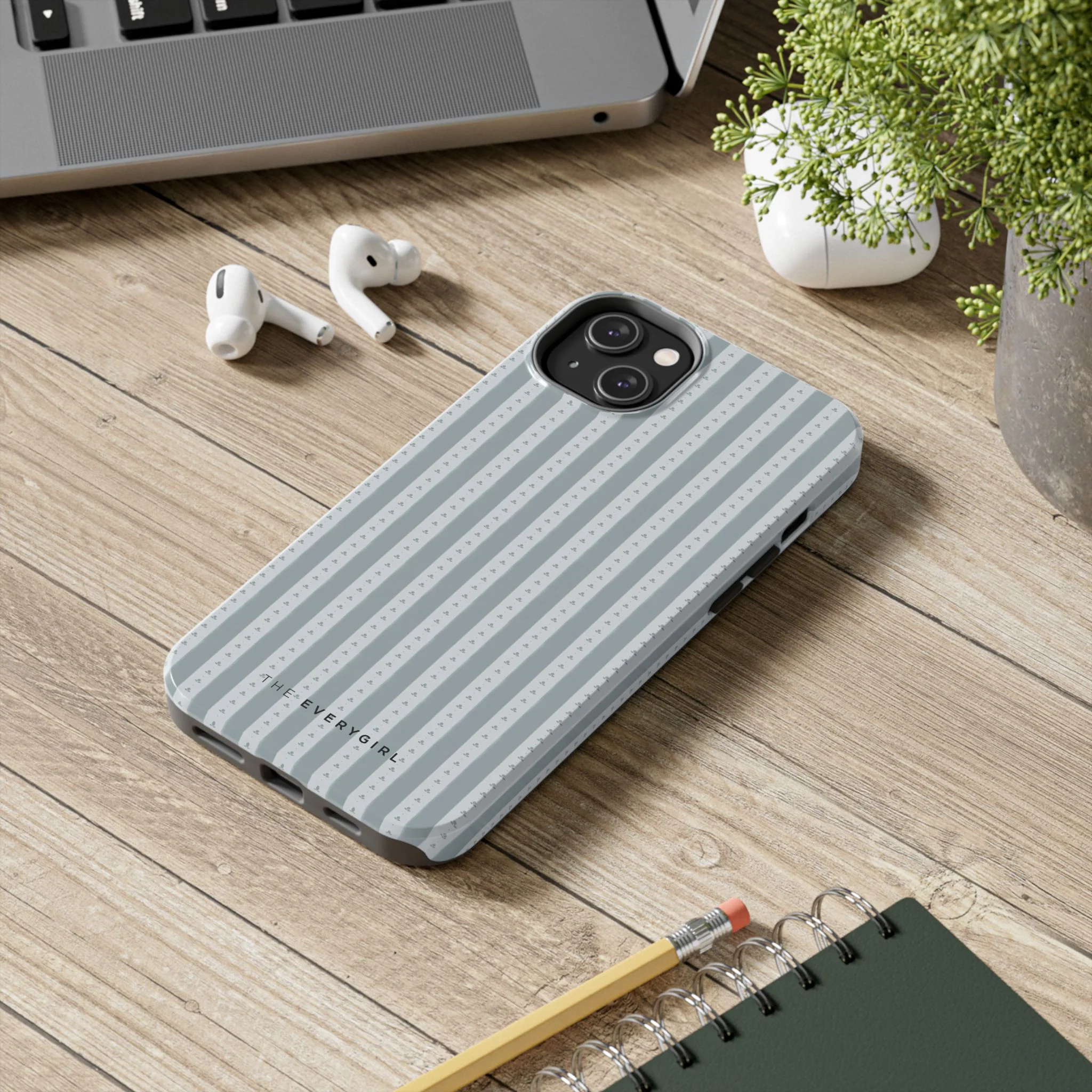 Muted Blue Stripe IPhone Case - Image 79