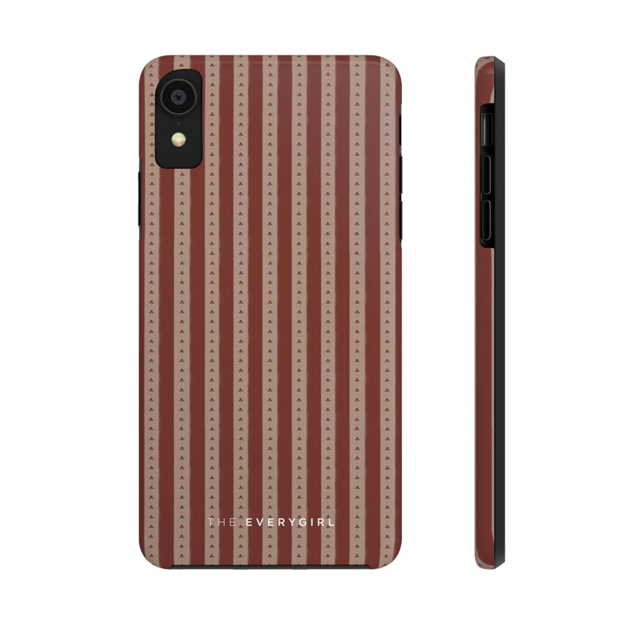 Muted Red Stripe IPhone Case - Image 3