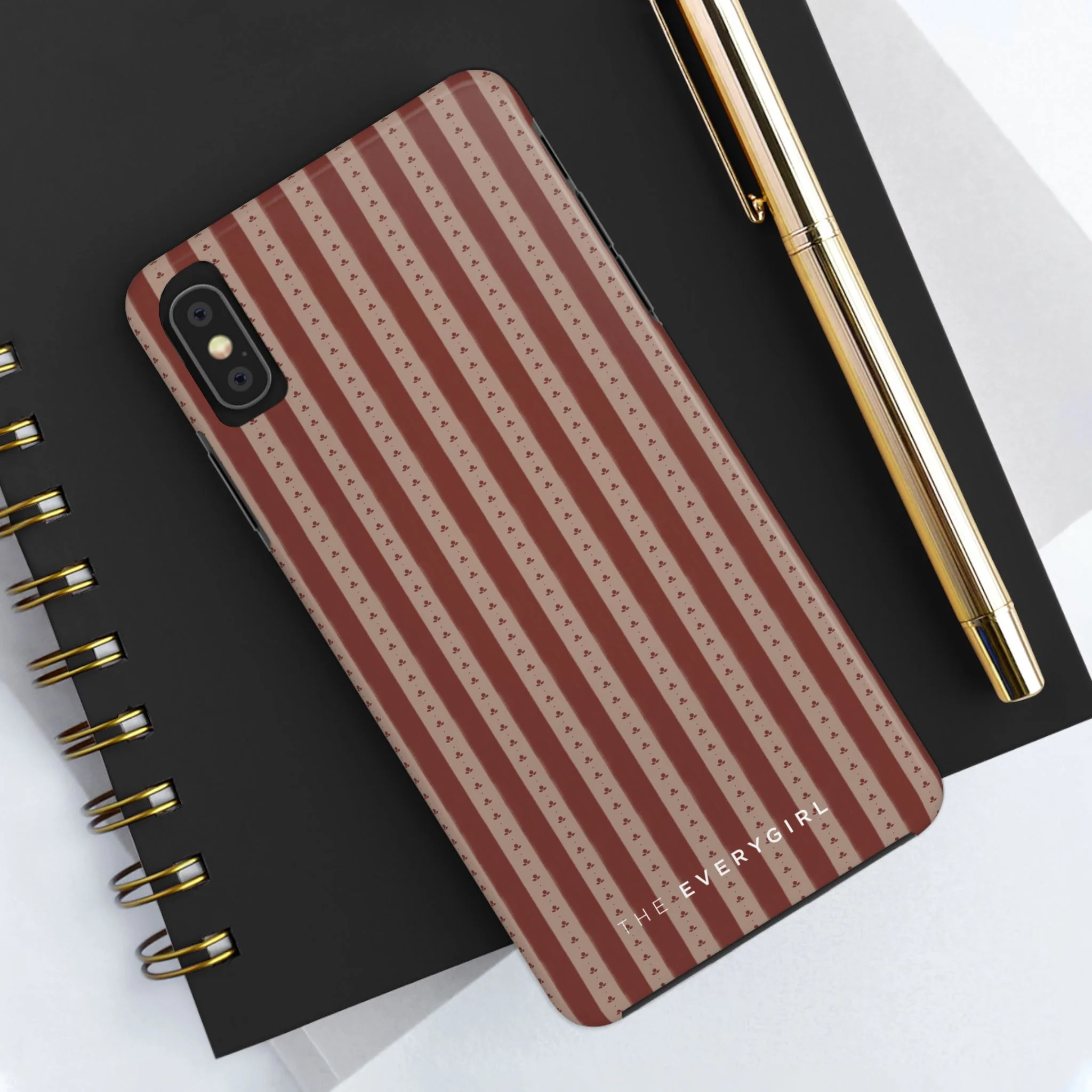 Muted Red Stripe IPhone Case - Image 40