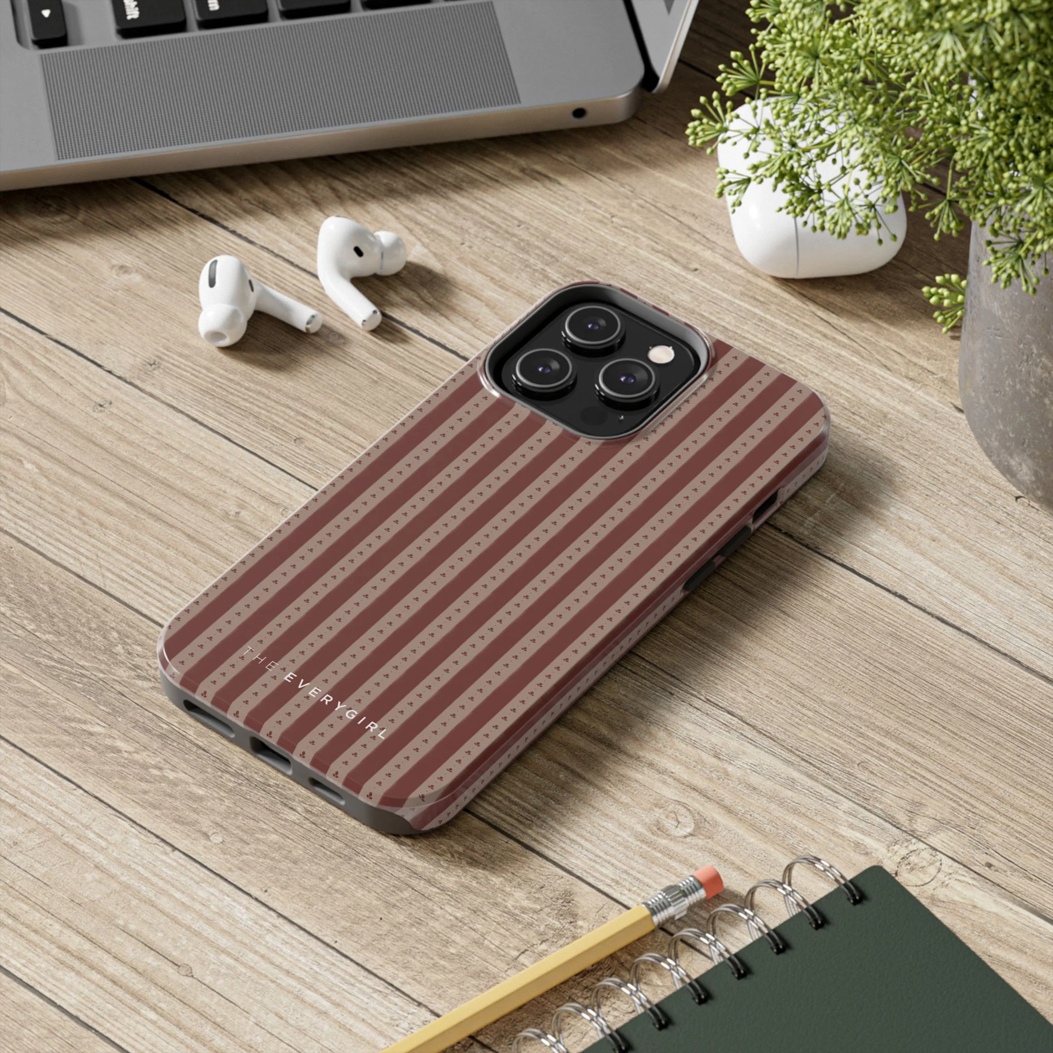 Muted Red Stripe IPhone Case - Image 76