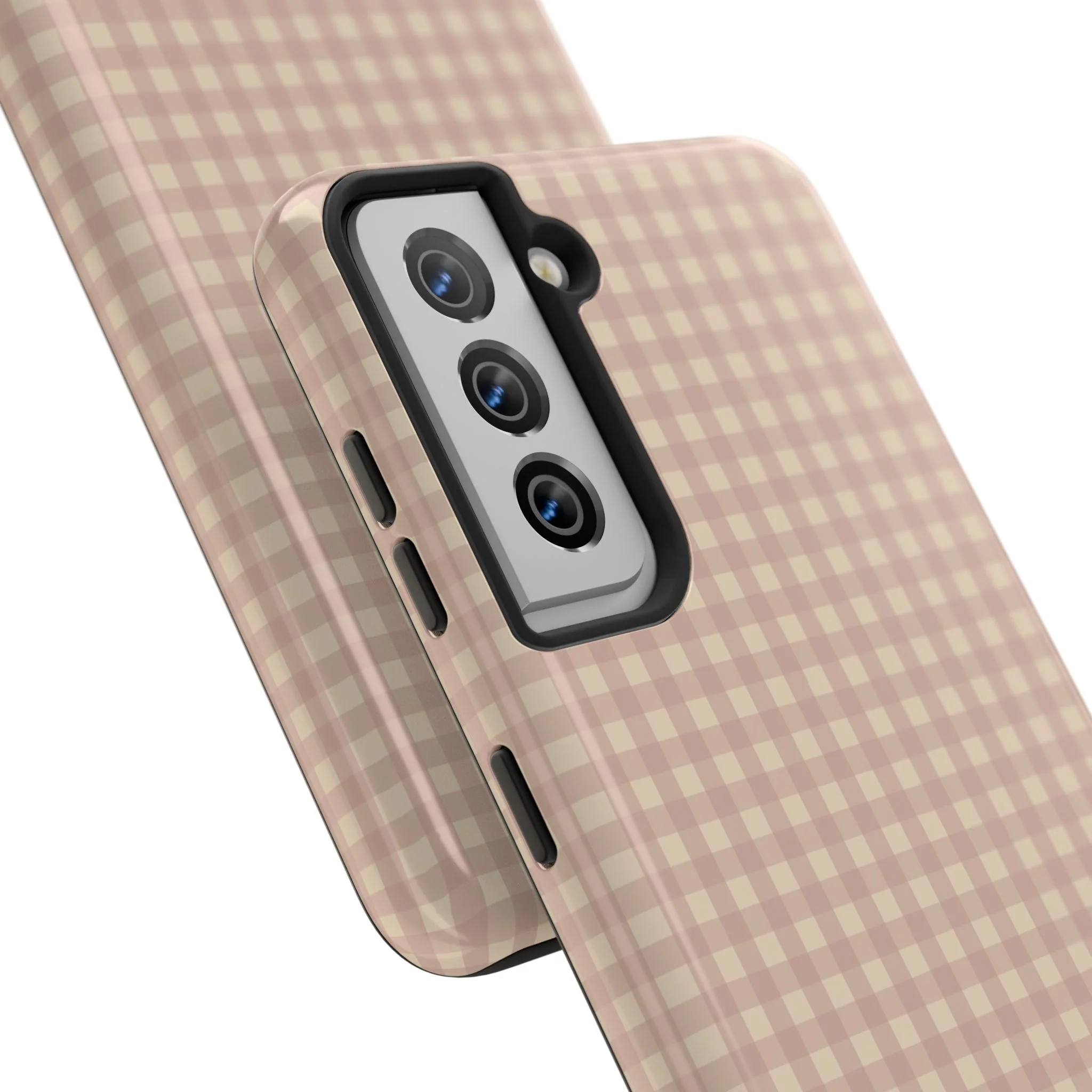 Neutral Blush Gingham IPhone Case - Image 101