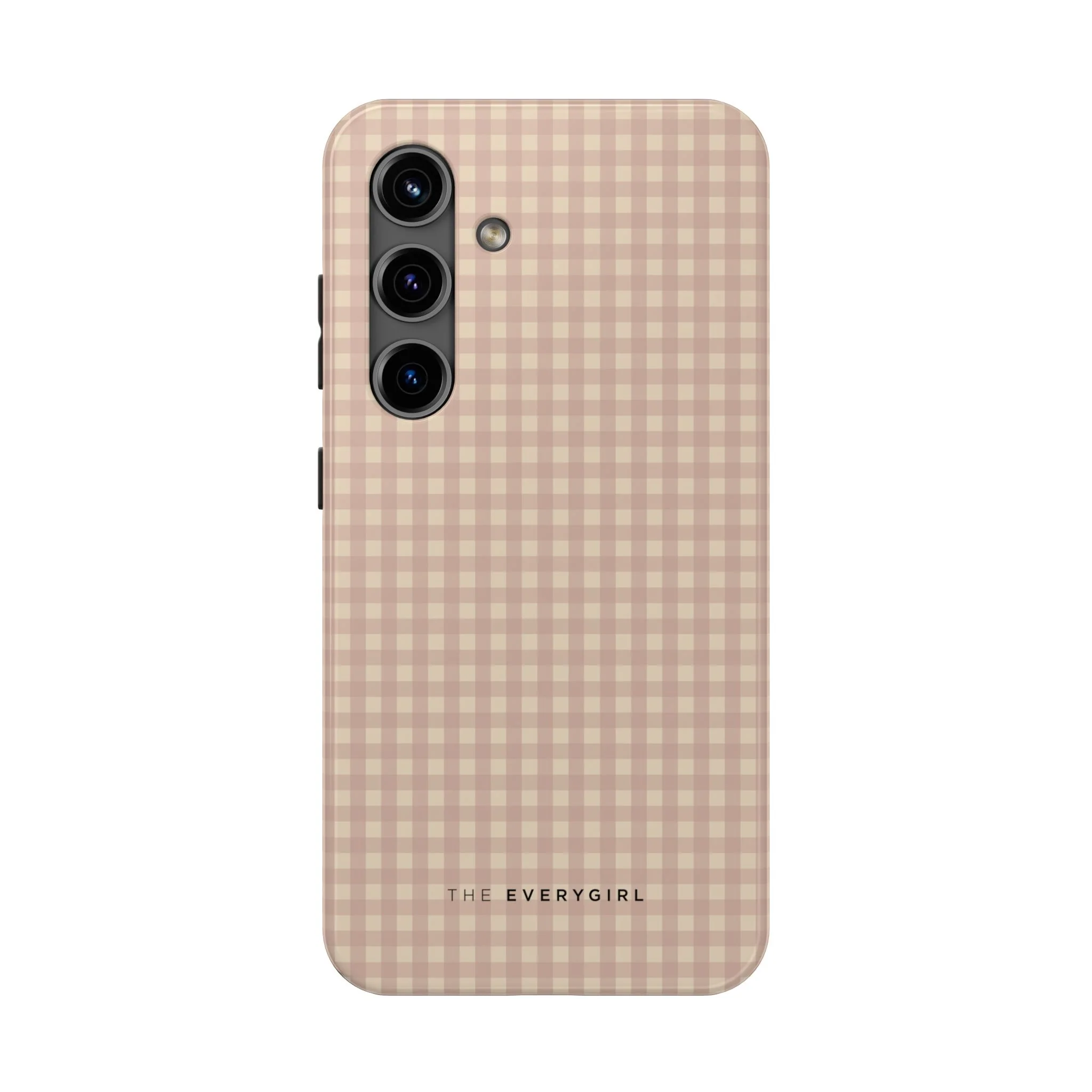 Neutral Blush Gingham IPhone Case - Image 25