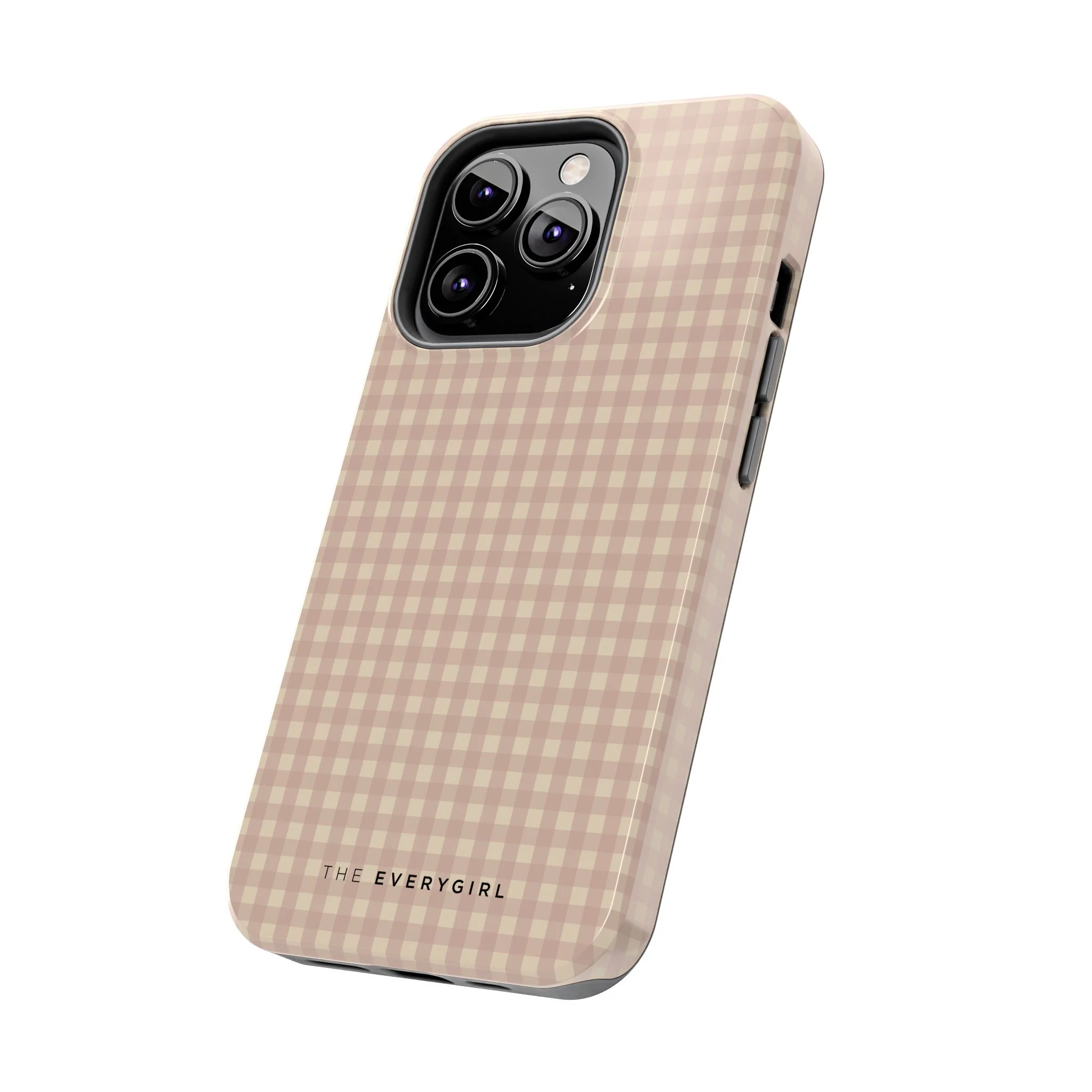 Neutral Blush Gingham IPhone Case - Image 71