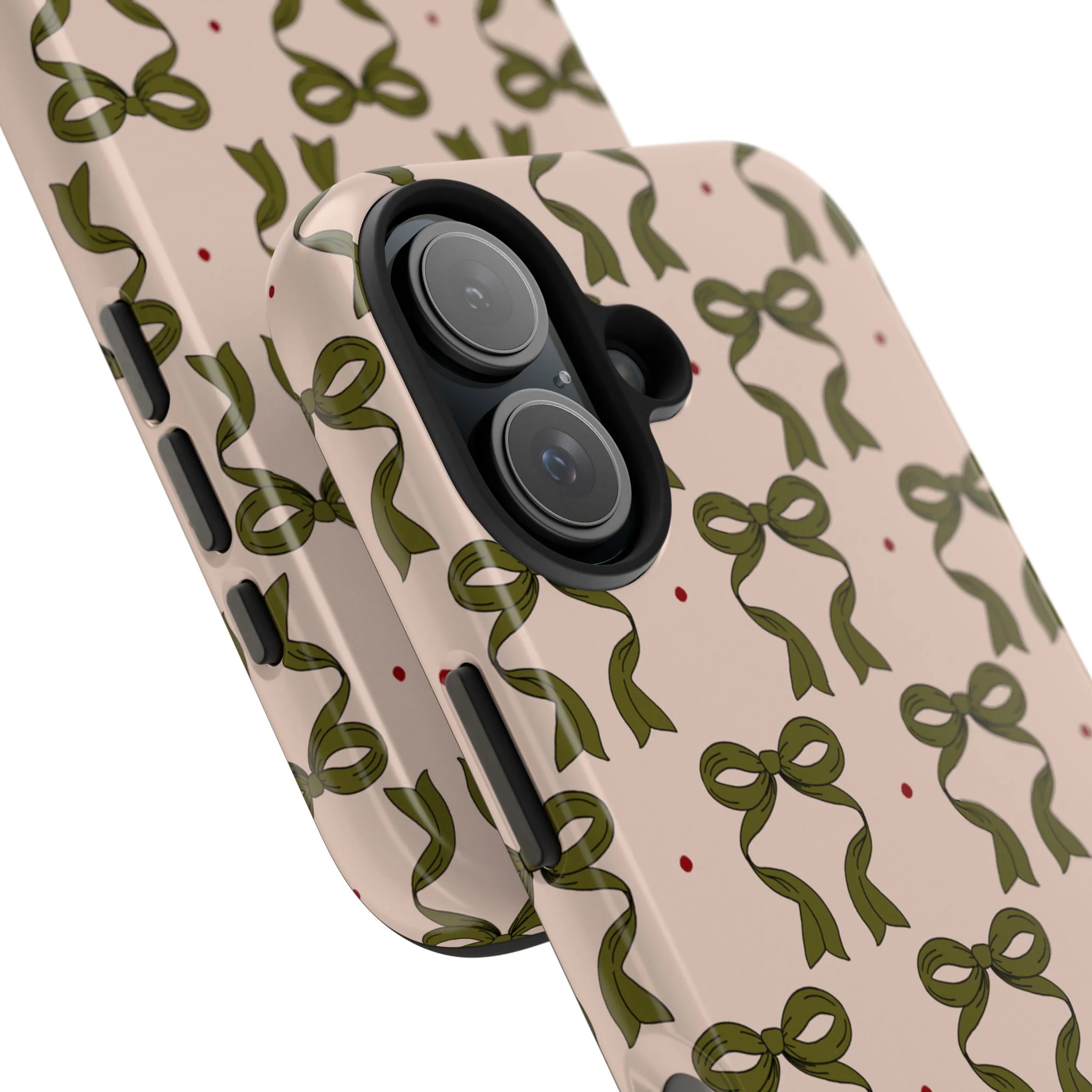 Pink & Green Bows IPhone Case - Image 108