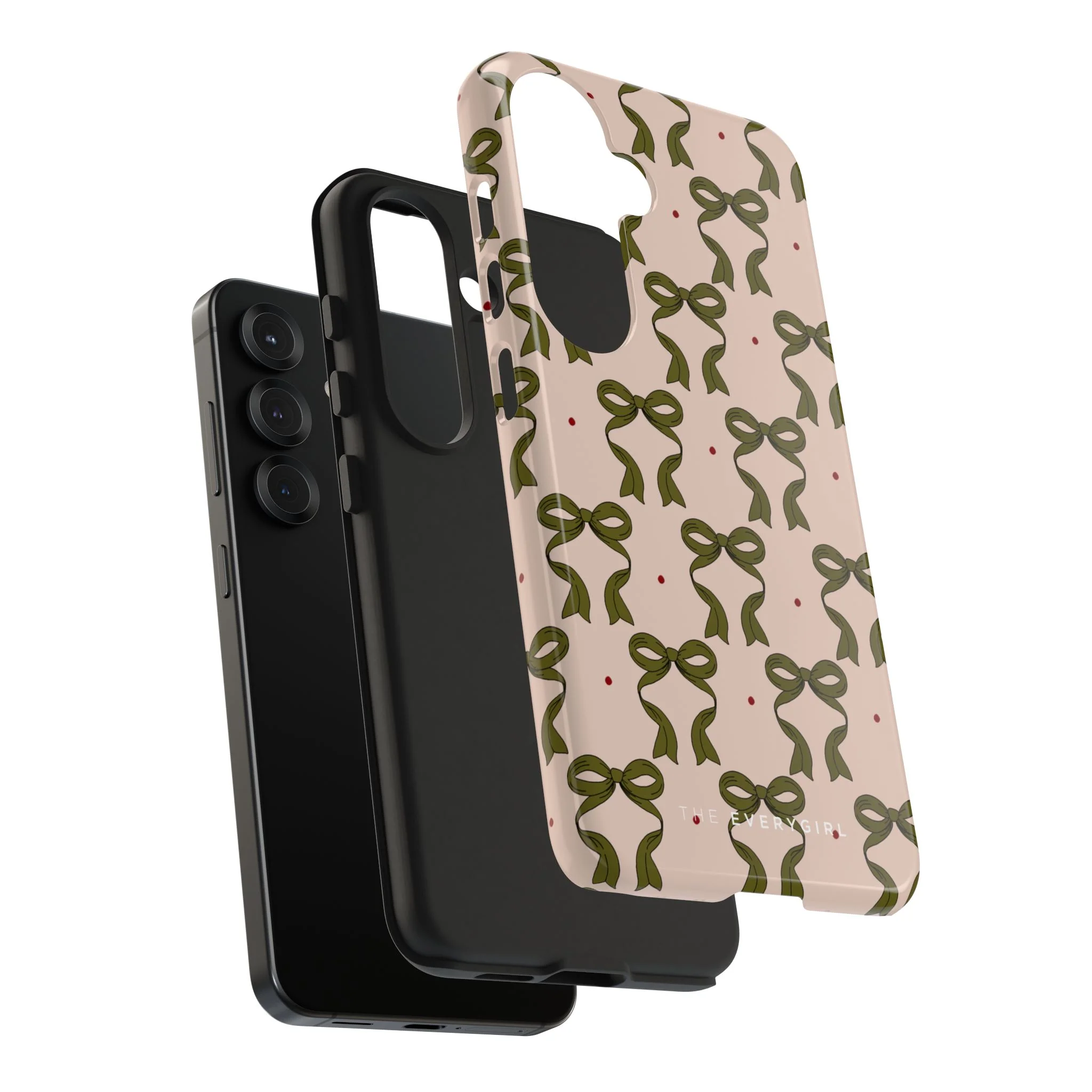 Pink & Green Bows IPhone Case - Image 113